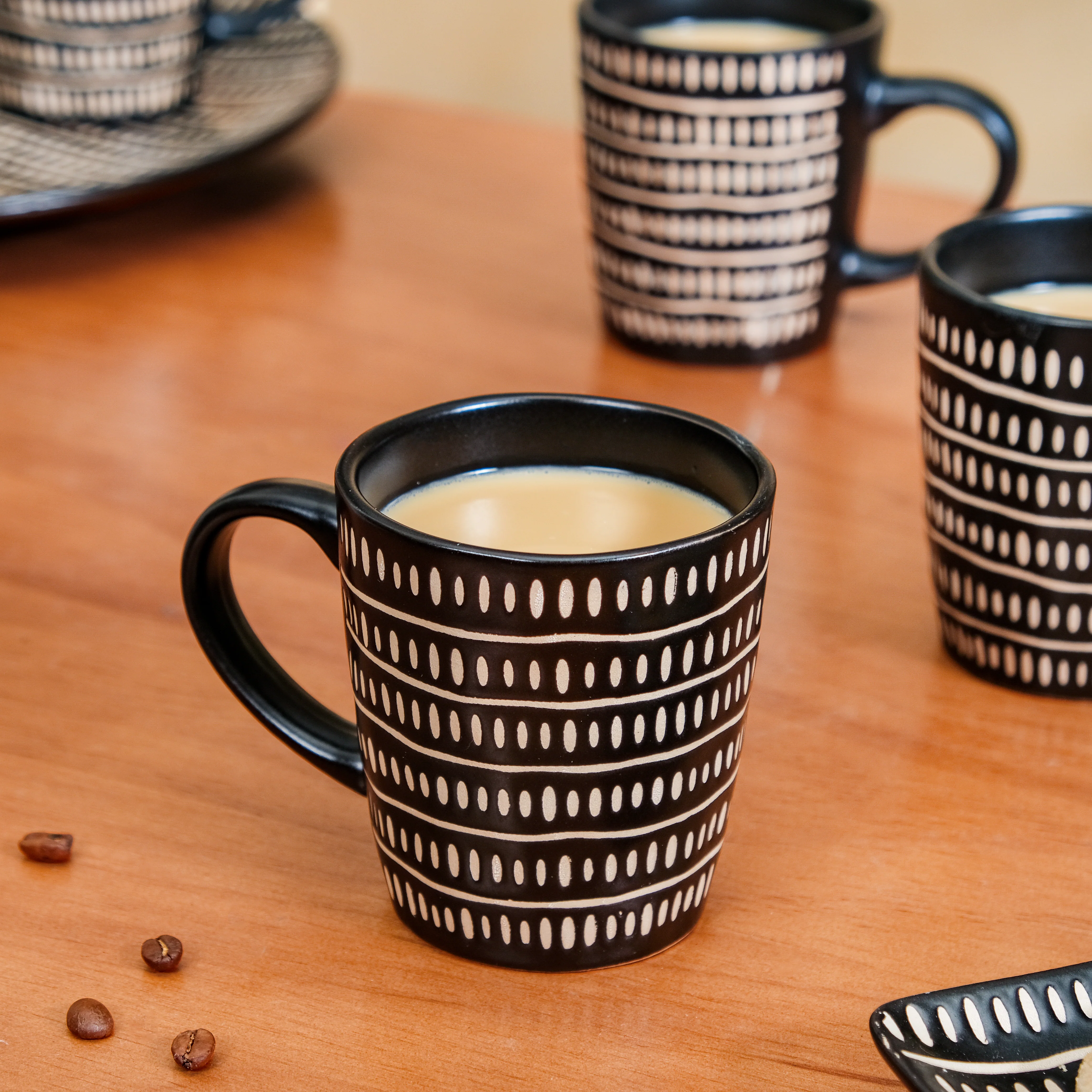 Kuro Ceramic Coffee Mug Set Of 6 275ml - Image 6
