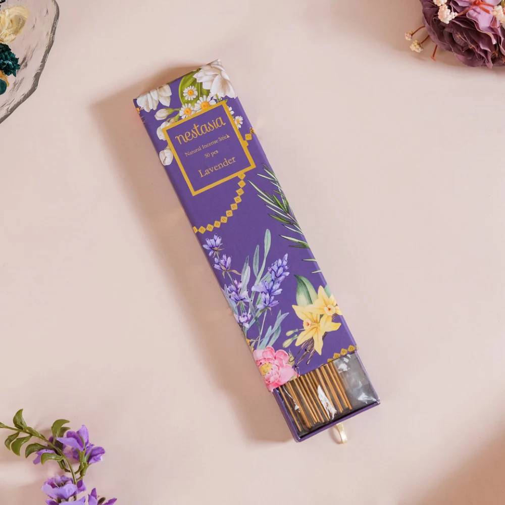 Lavender Fragrant Incense Sticks Pack Of 50 - Image 11