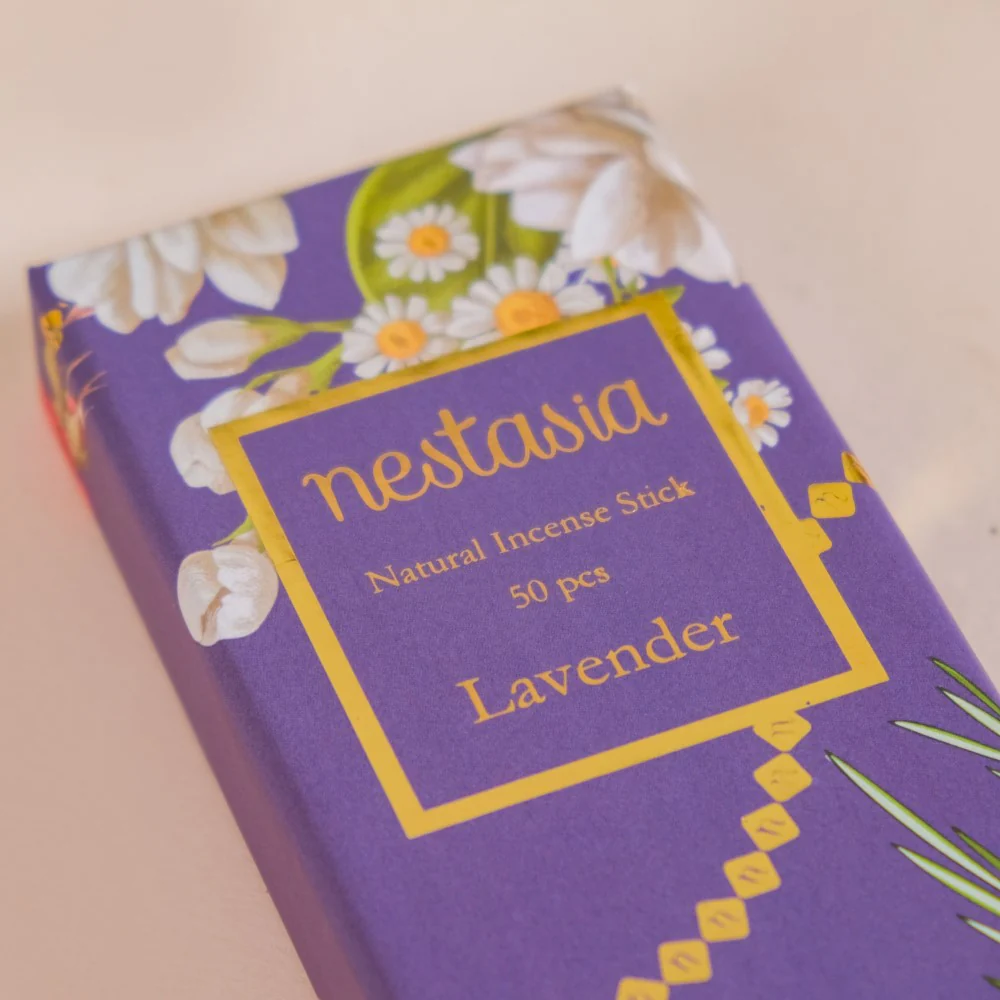 Lavender Fragrant Incense Sticks Pack Of 50 - Image 5