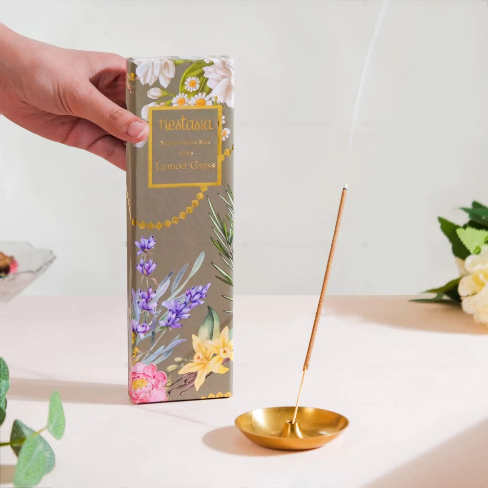 Lemongrass Scented Incense Sticks Pack Of 50 - Image 4