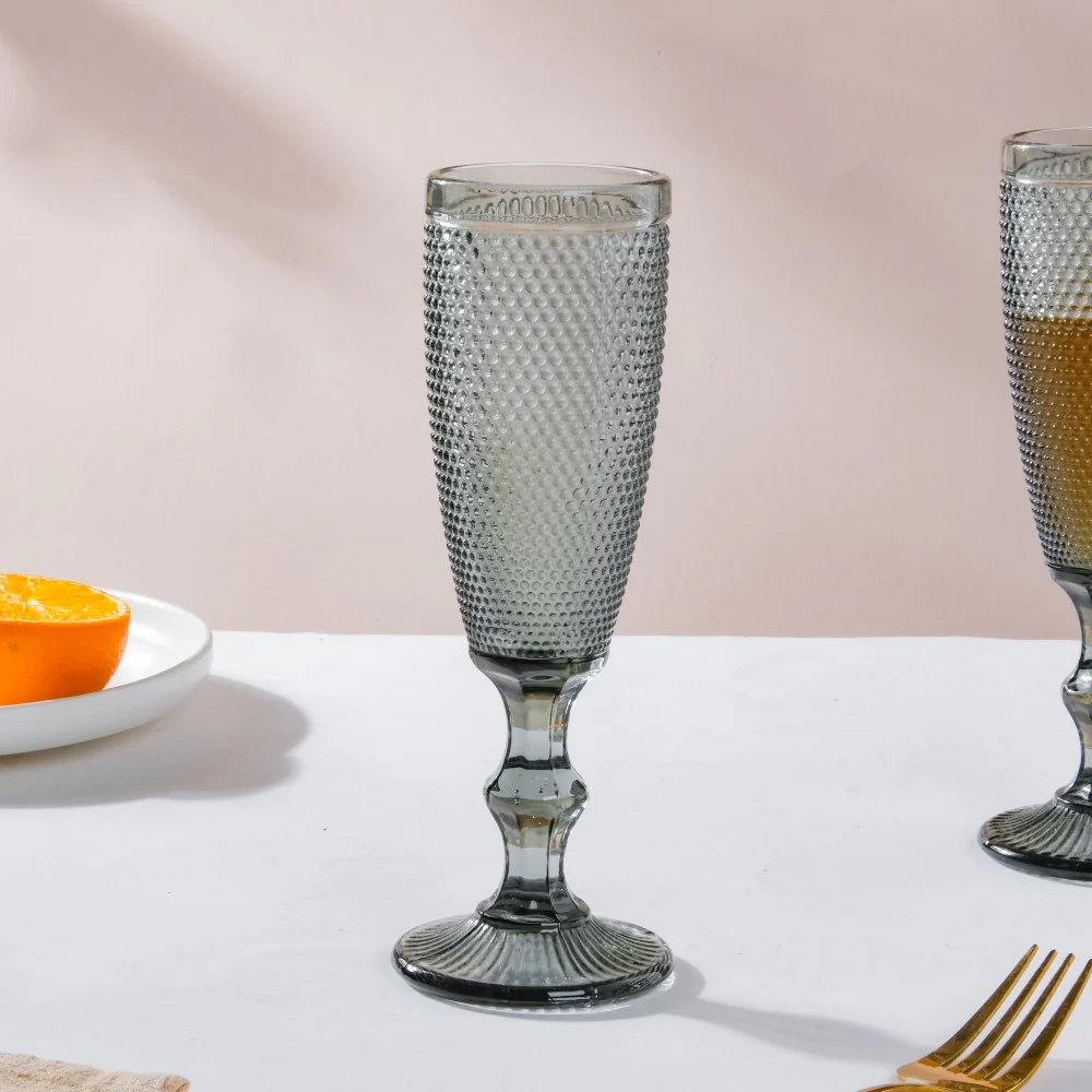 Mimosa Glass Grey Set Of 6 150 ml - Image 6