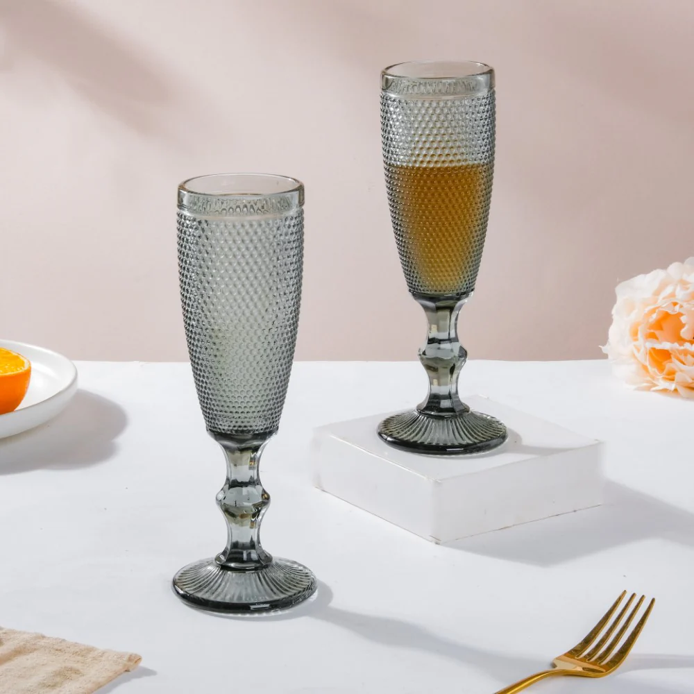 Mimosa Glass Grey Set Of 6 150 ml - Image 7