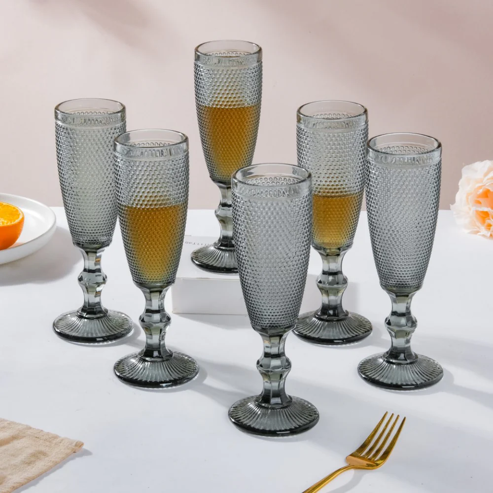 Mimosa Glass Grey Set Of 6 150 ml - Image 8