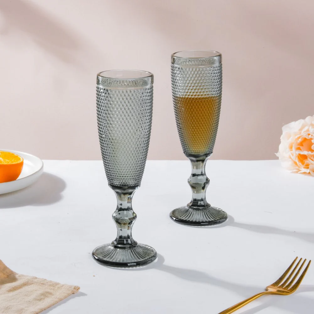 Mimosa Glass Grey Set Of 6 150 ml - Image 9