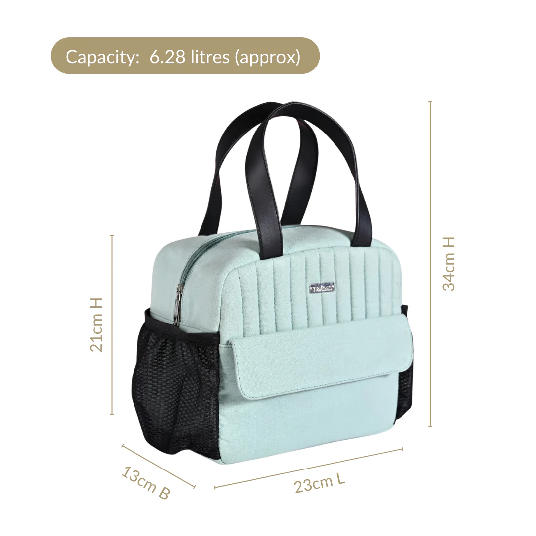 Mint Insulated Lunch Bag - Image 3