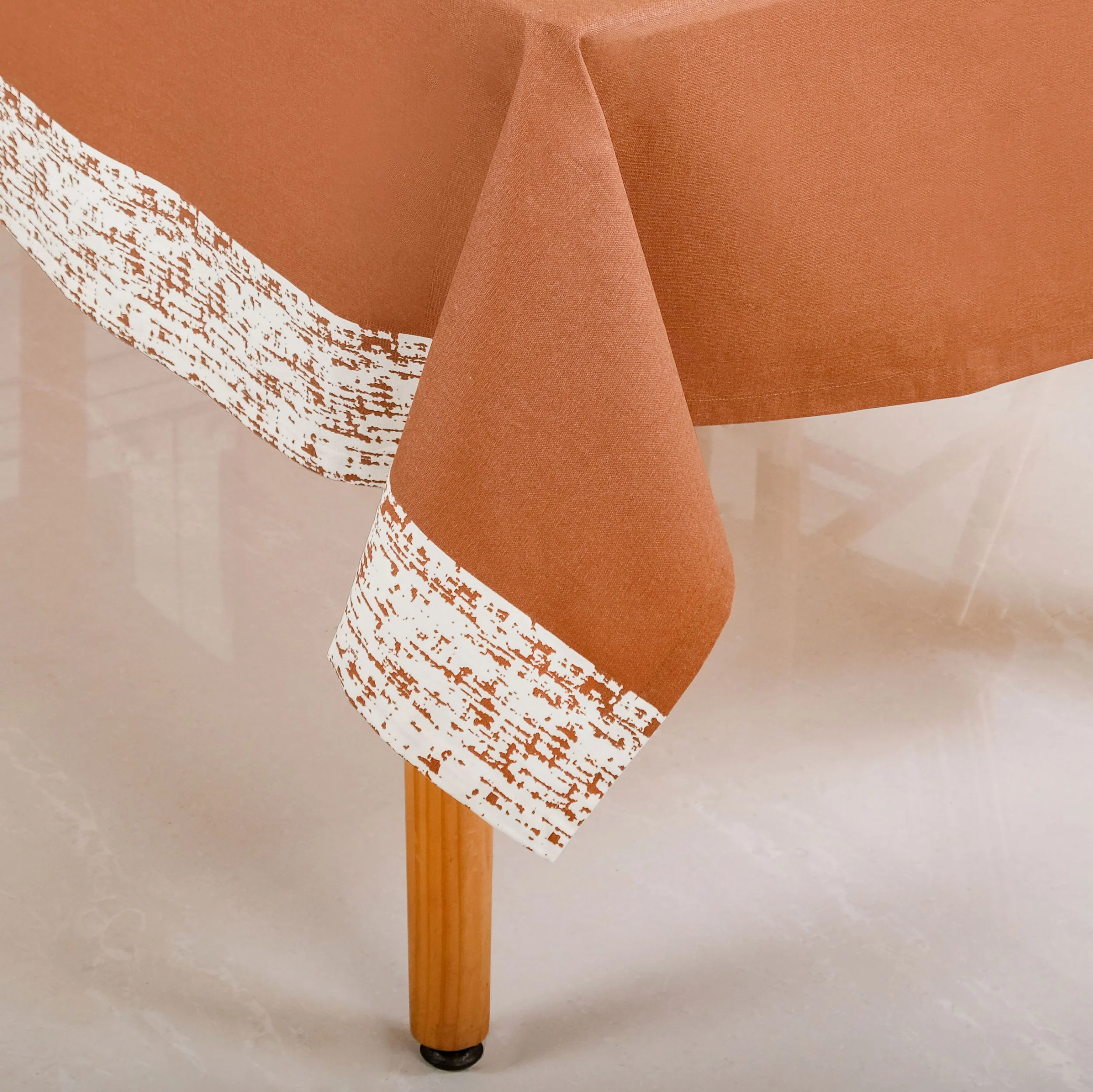 Mocha Fern 6 Seater Table Cloth 203x152cm - Image 3