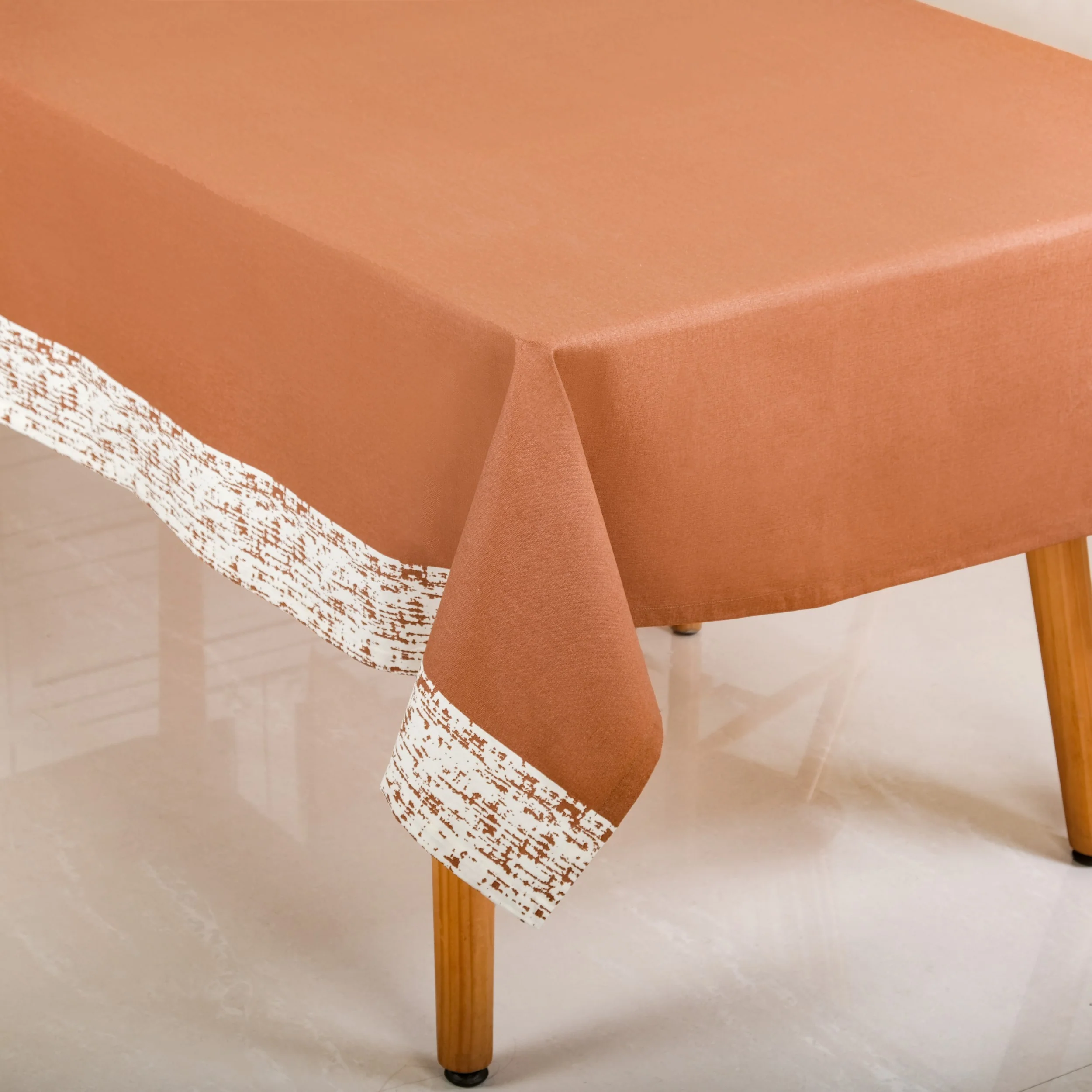 Mocha Fern 6 Seater Table Cloth 203x152cm - Image 7