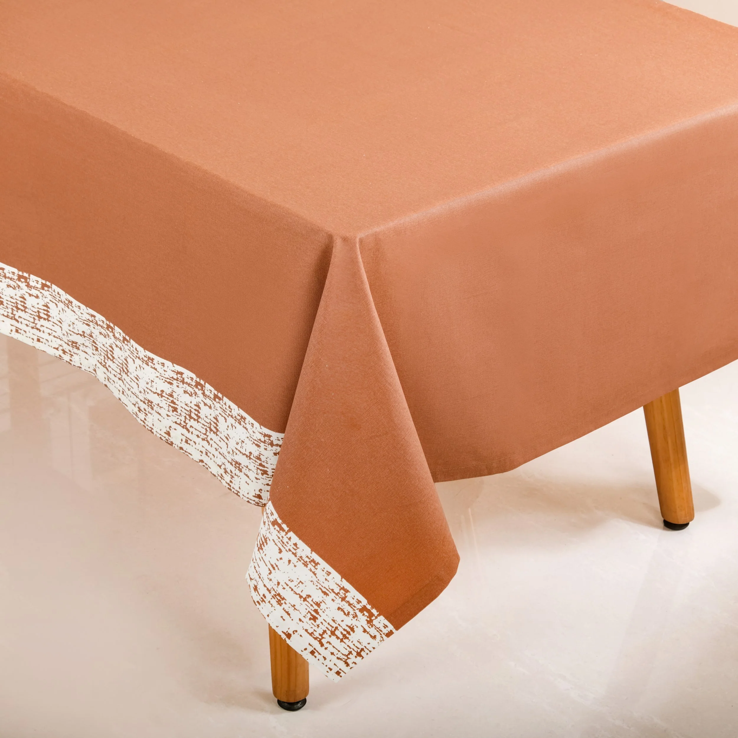 Mocha Fern 8 Seater Table Cloth 274x152cm - Image 8