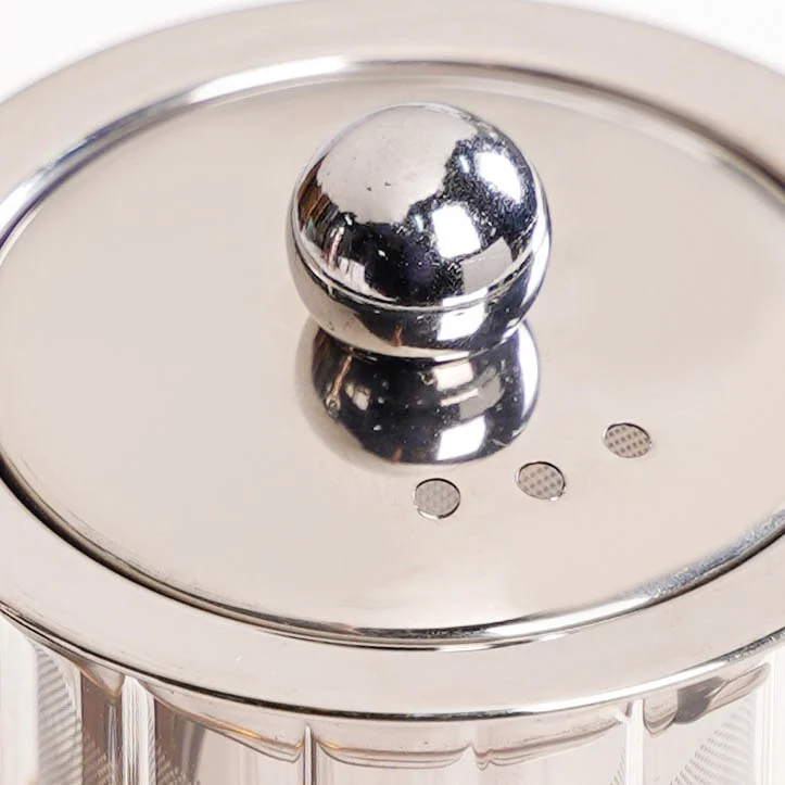 Modern Fluted Glass 2 In 1 Infuser Mug 500ml - Image 8