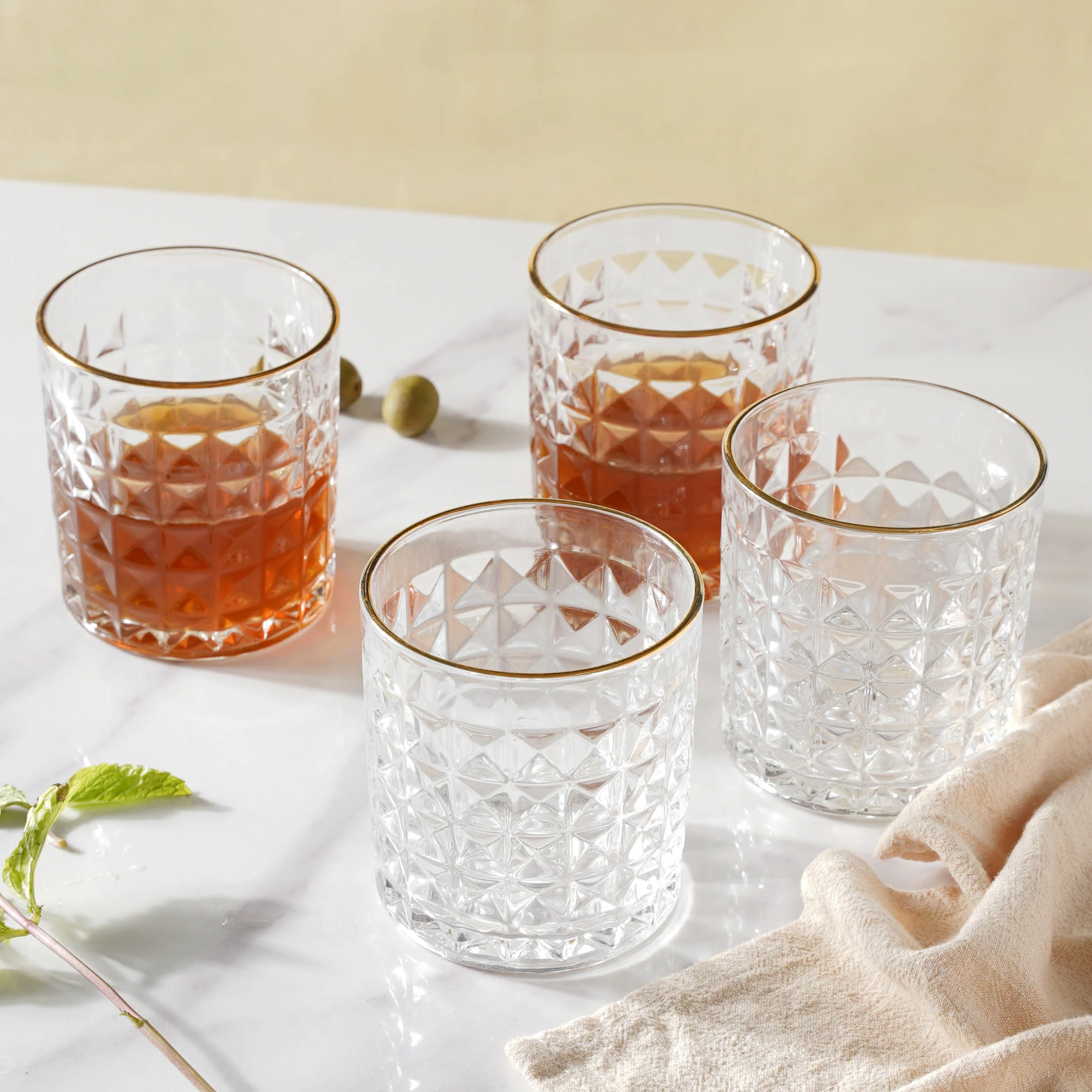 Modern Drinking Glass Set of 4 - Image 8