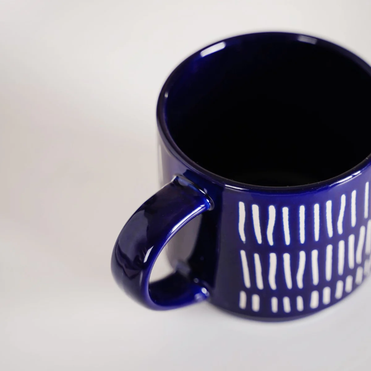 Navy Blue Chic Stackable Cups Set Of 4 220ml - Image 5