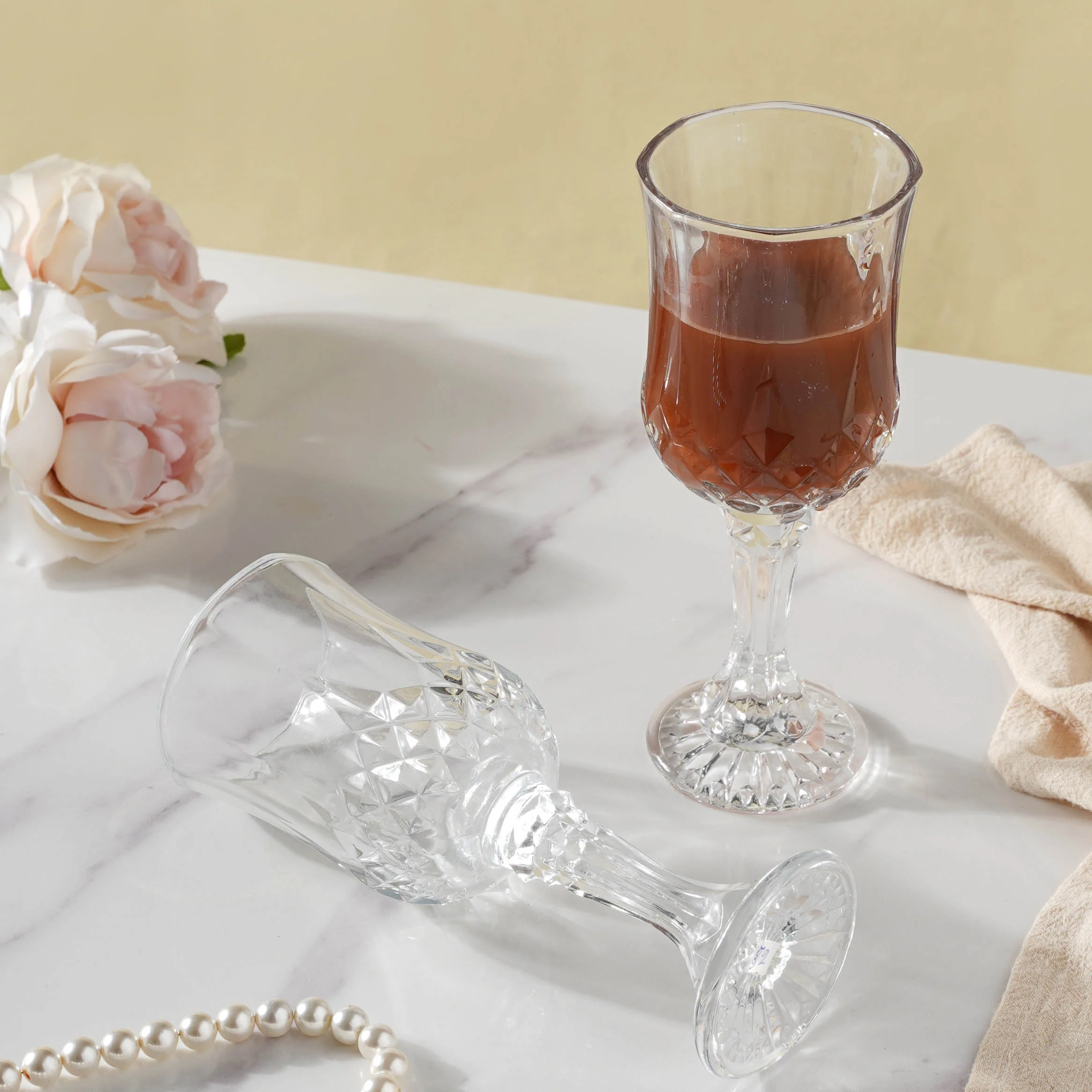 Nick and Nora Glass Set of 2 - Image 5