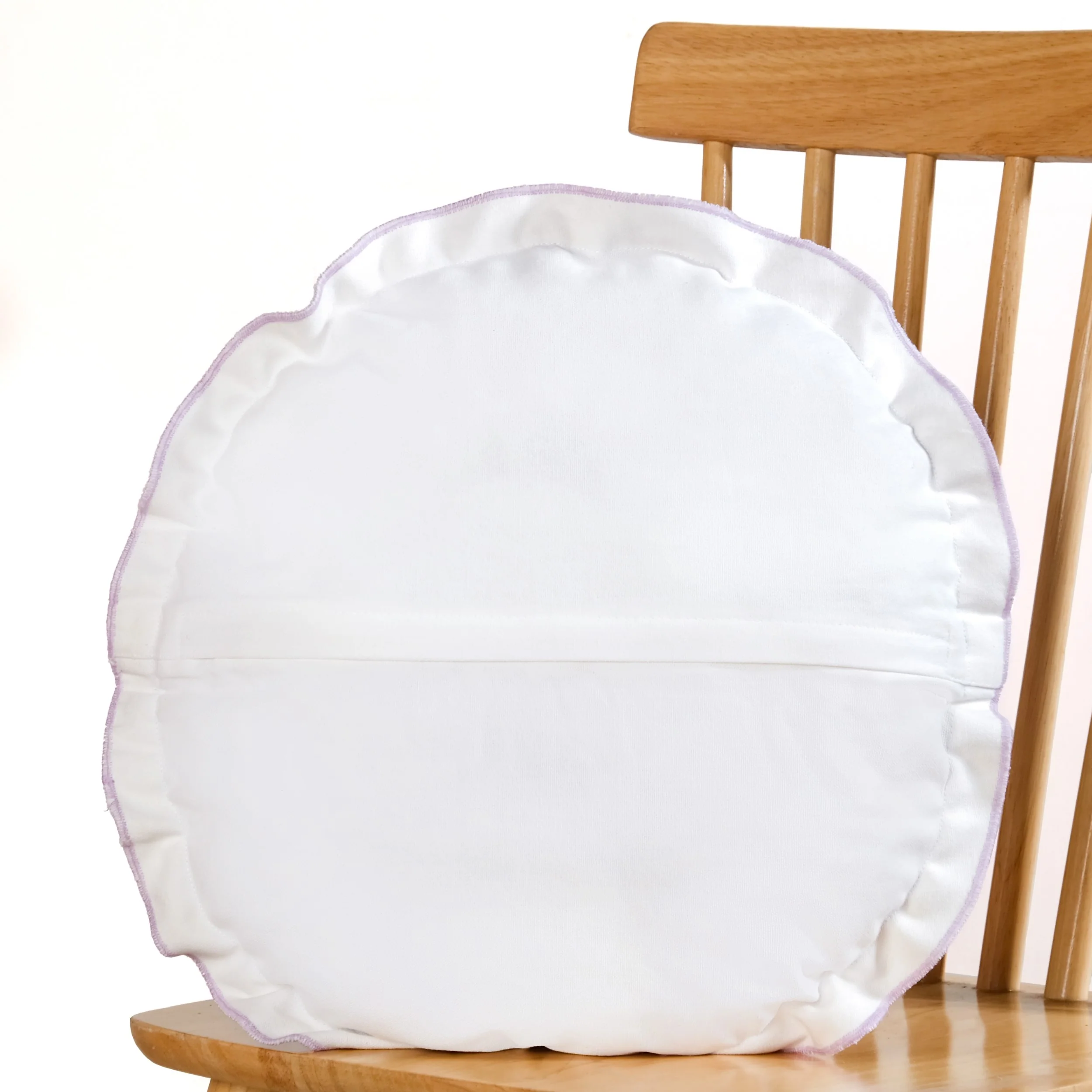 Pastel Petals Embroidered Cotton Cushion Cover 45cm - Image 9