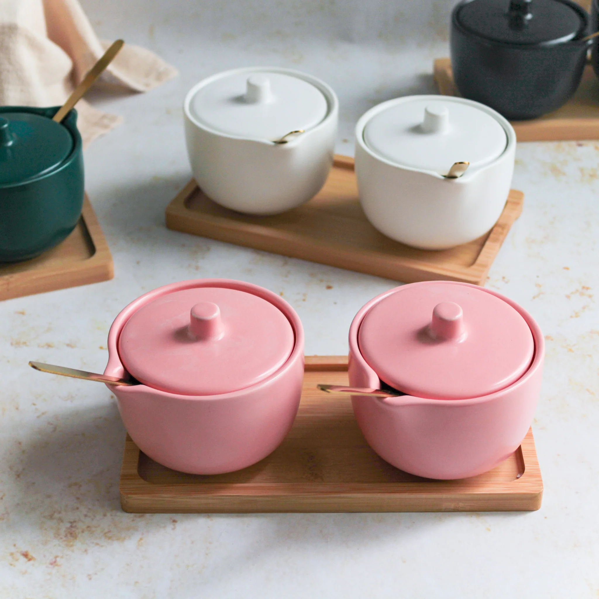 Pickle Jars With Tray Set of 2 - Image 3