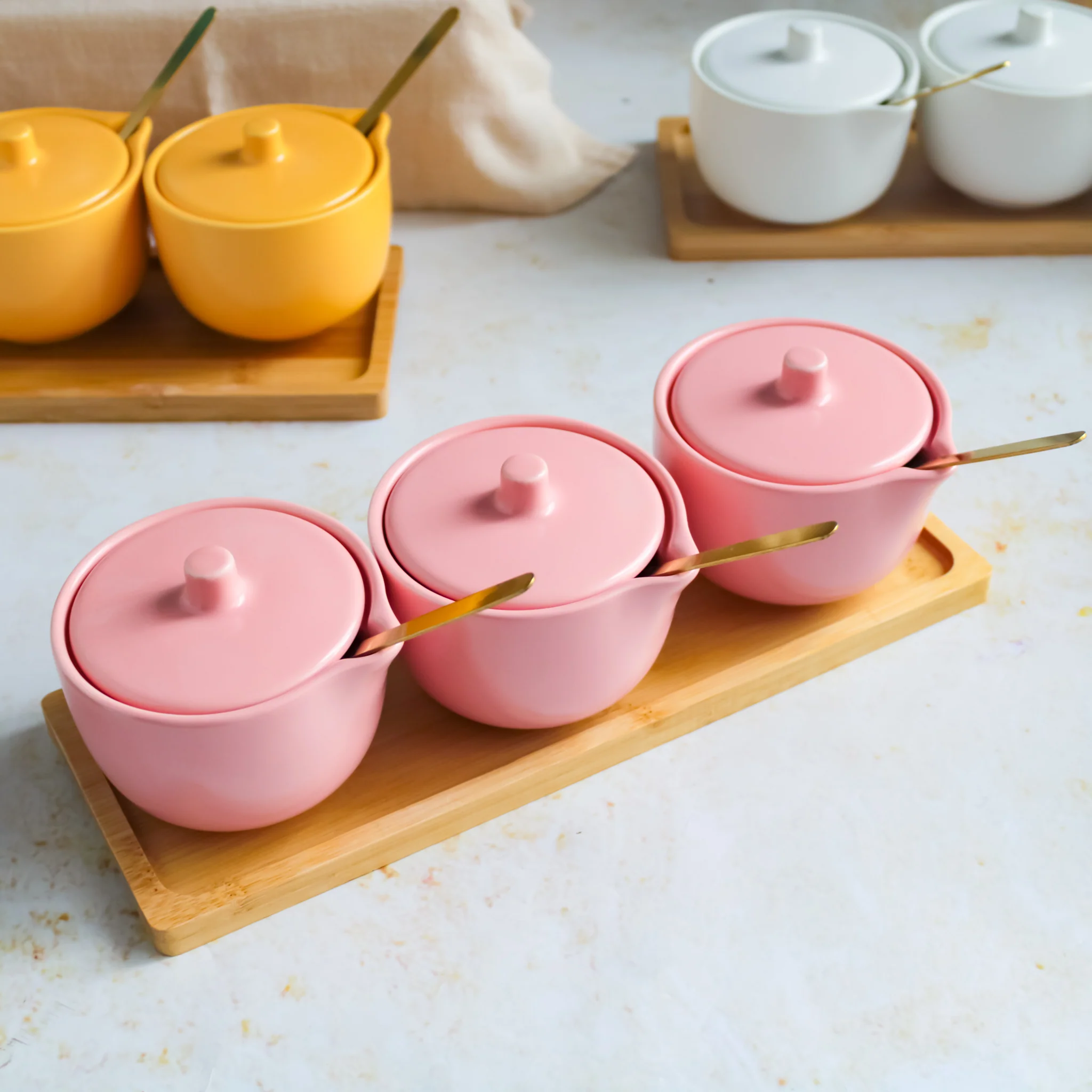 Pickle Jars With Tray Set of 3 - Image 13