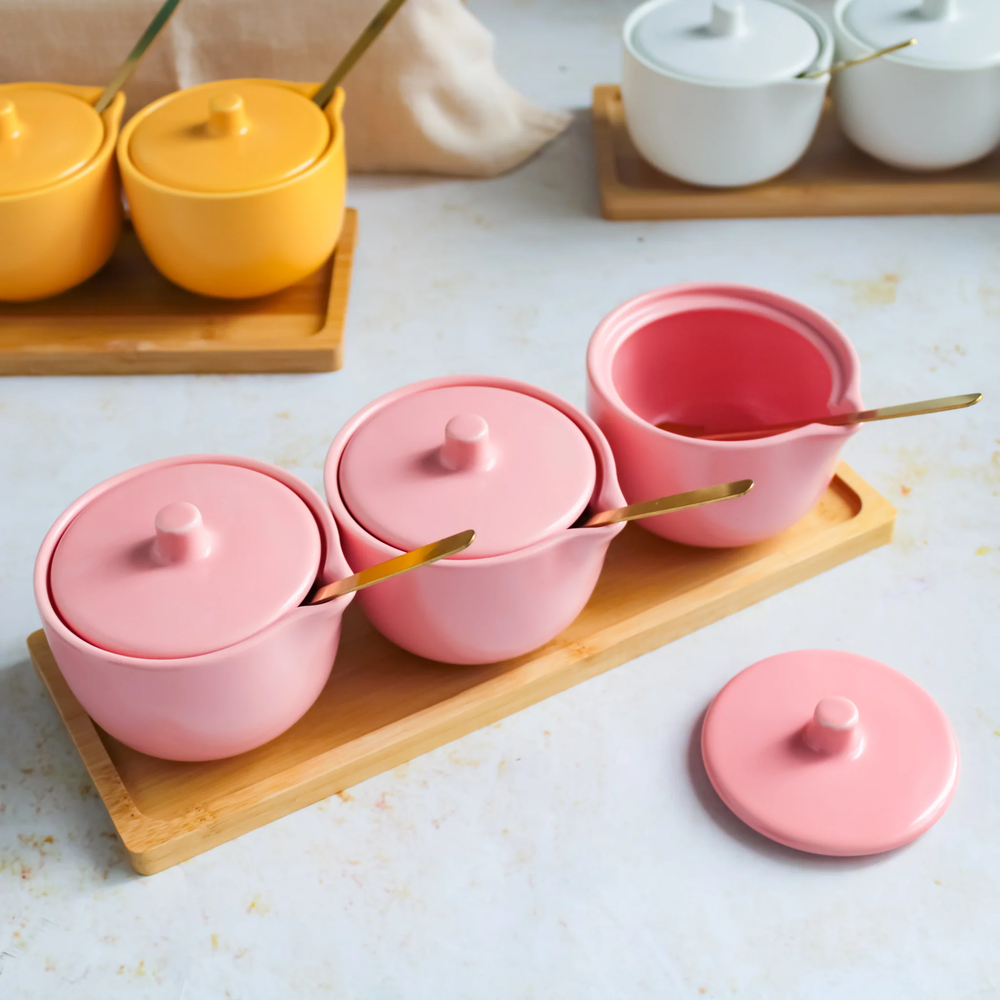 Pickle Jars With Tray Set of 3 - Image 14