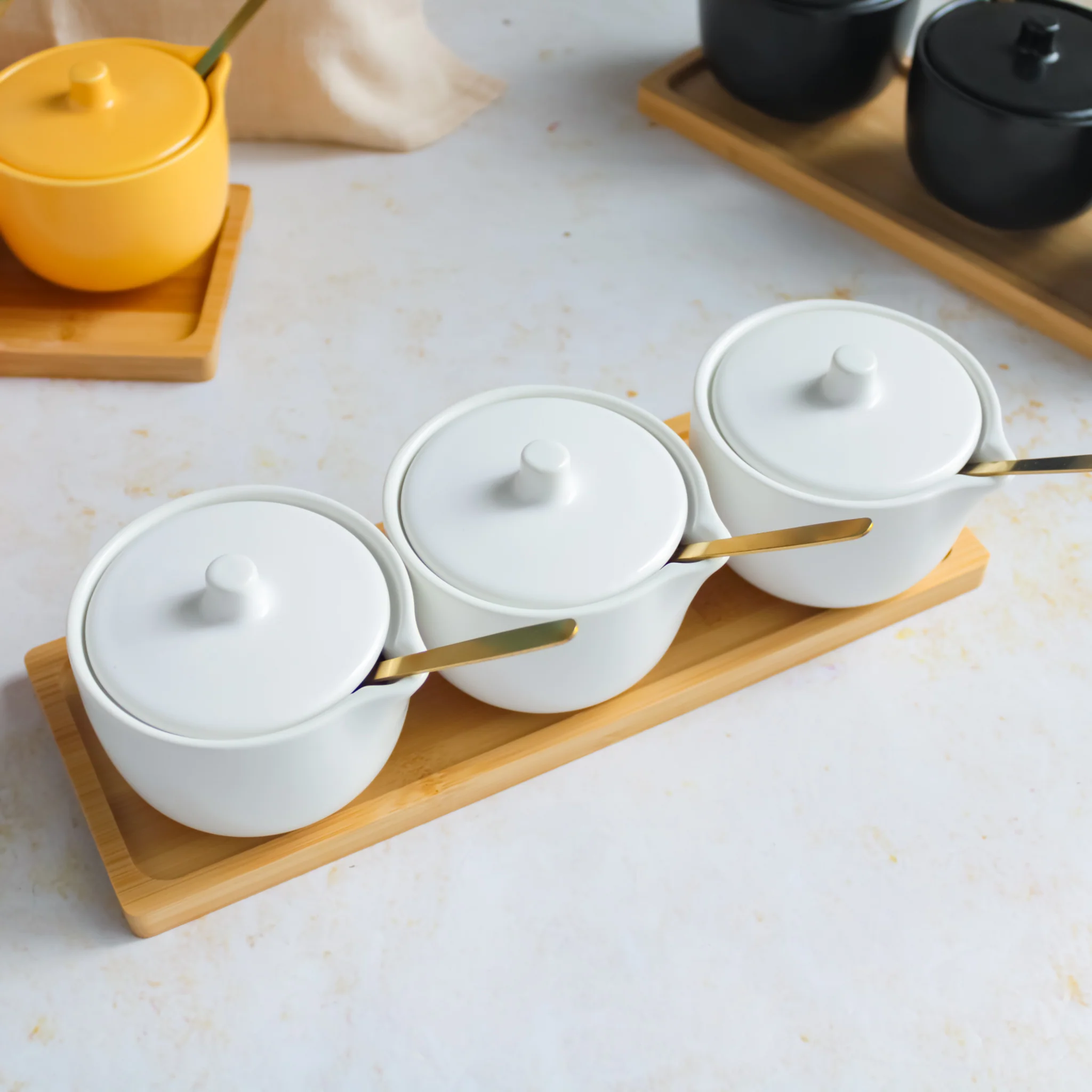 Pickle Jars With Tray Set of 3 - Image 16