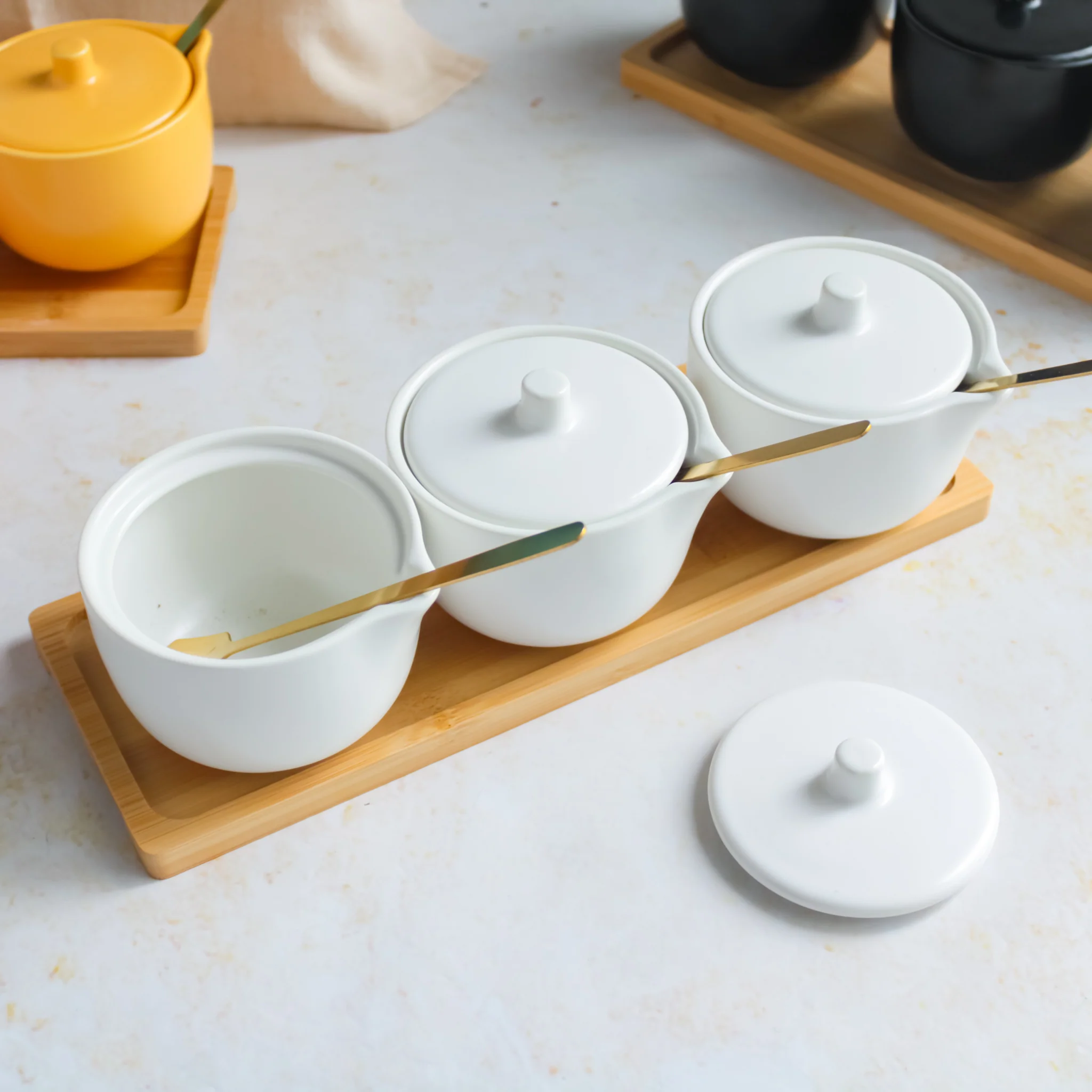 Pickle Jars With Tray Set of 3 - Image 17