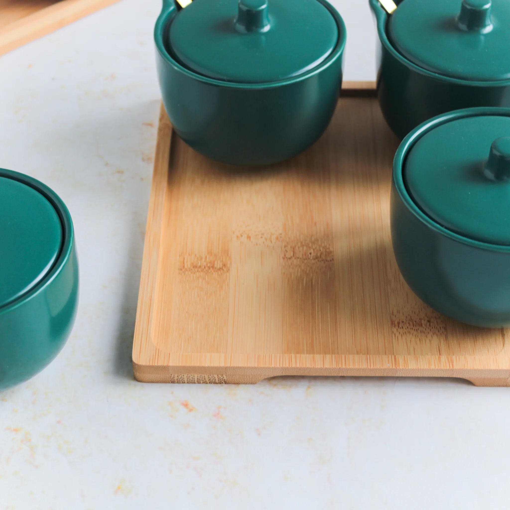 Pickle Jars With Tray Set of 4 - Image 12