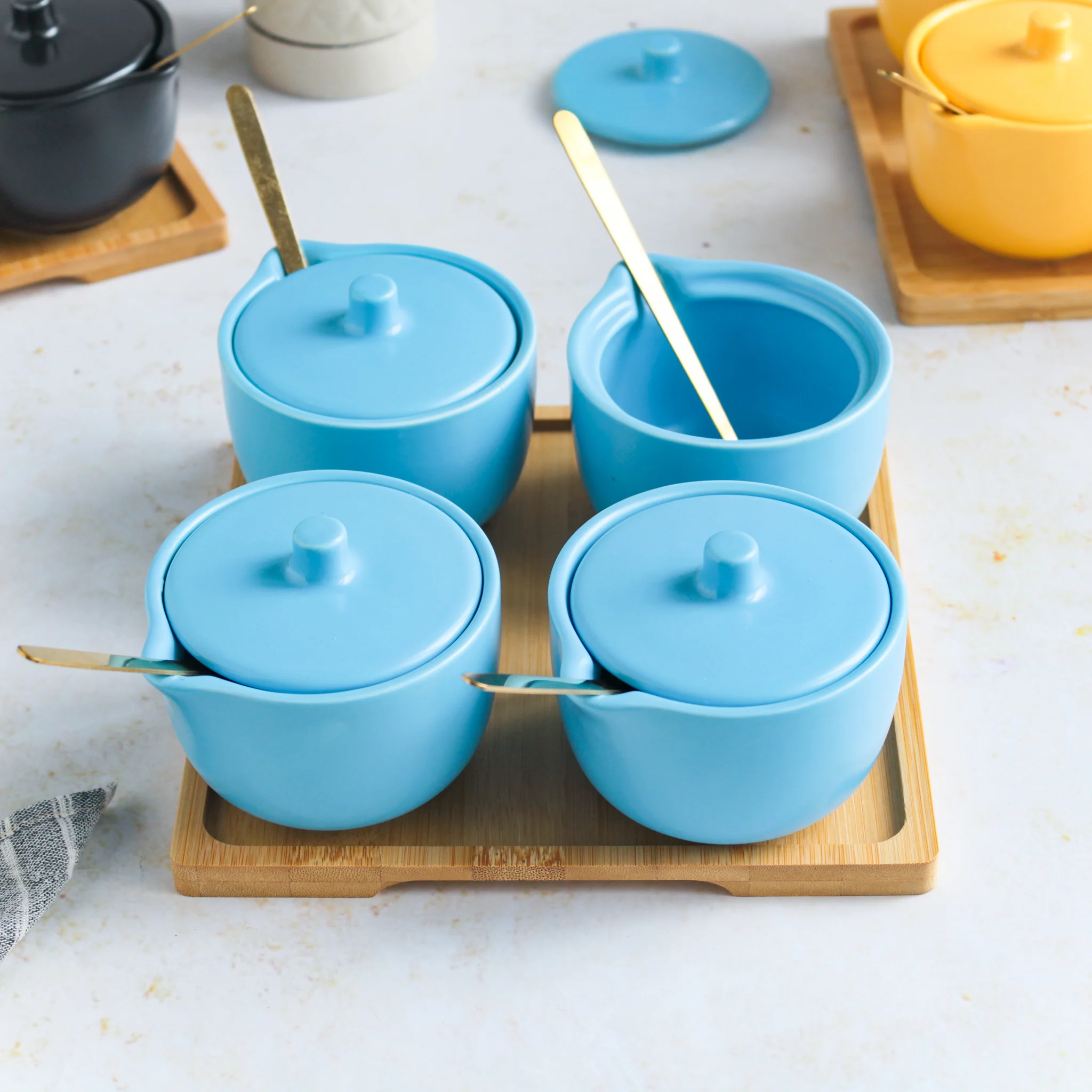 Pickle Jars With Tray Set of 4 - Image 17