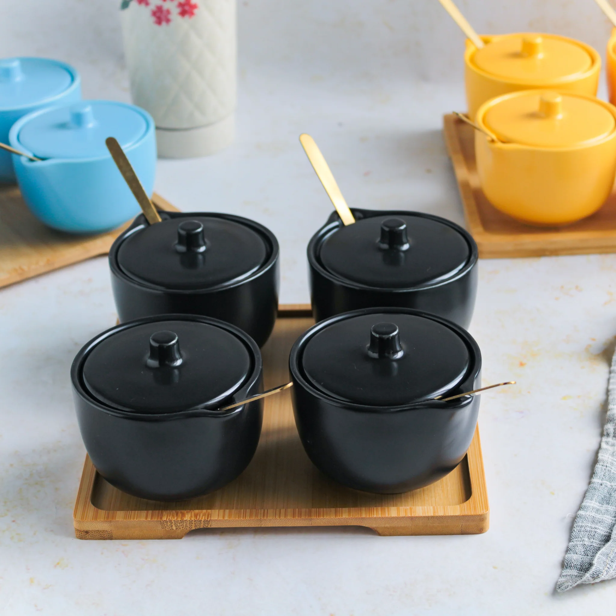 Pickle Jars With Tray Set of 4 - Image 20