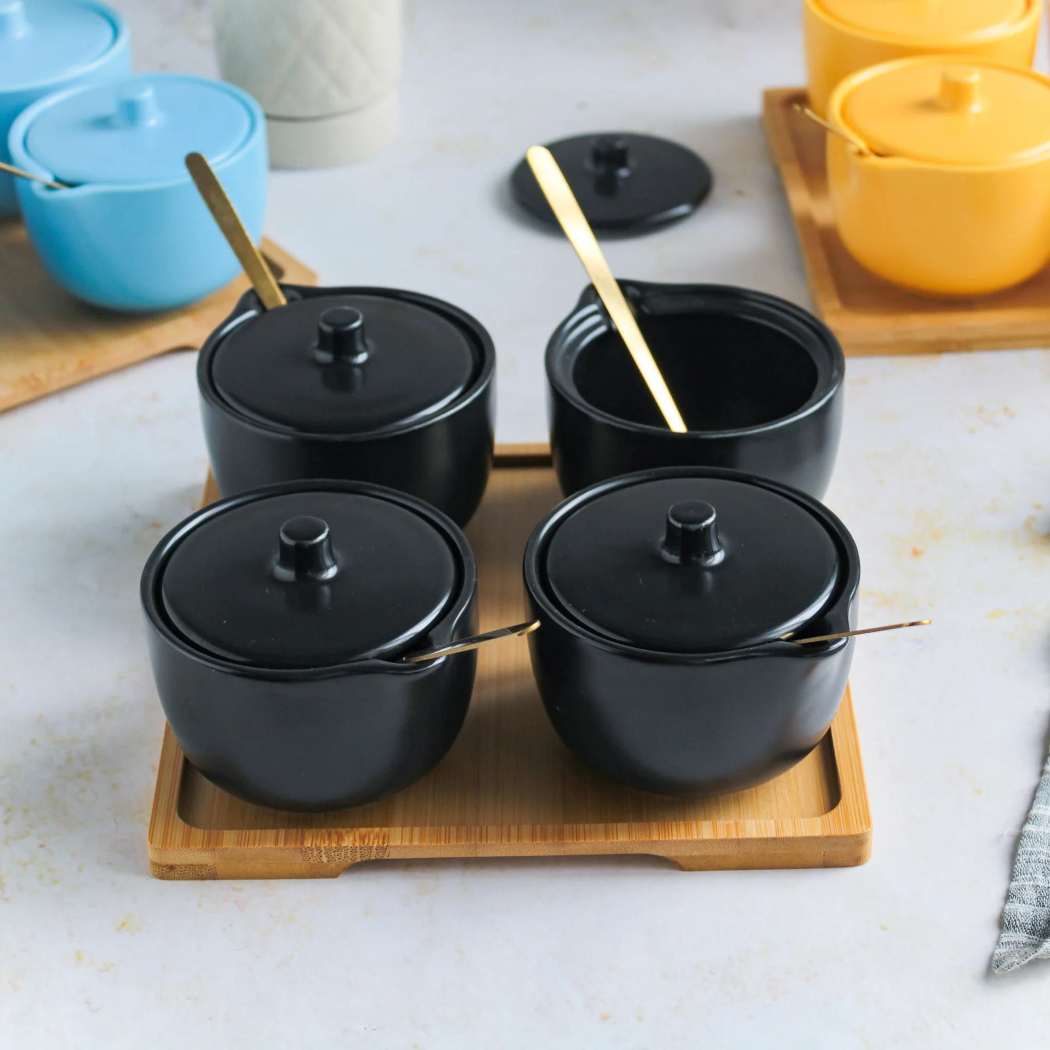 Pickle Jars With Tray Set of 4 - Image 21