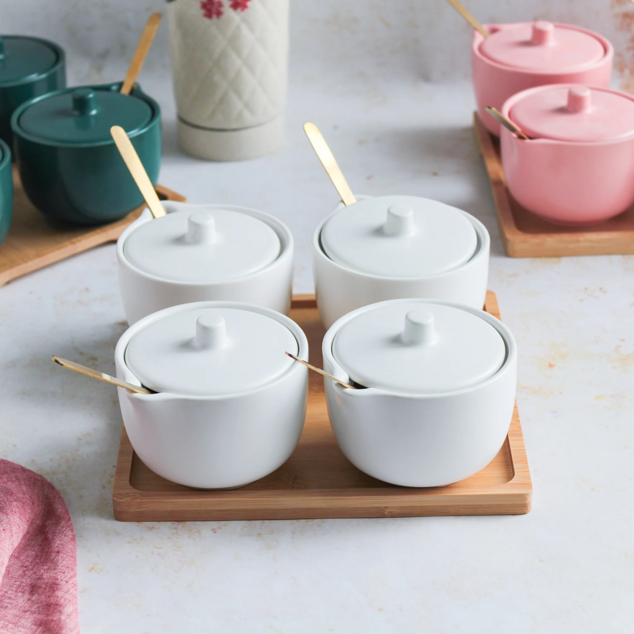 Pickle Jars With Tray Set of 4 - Image 7