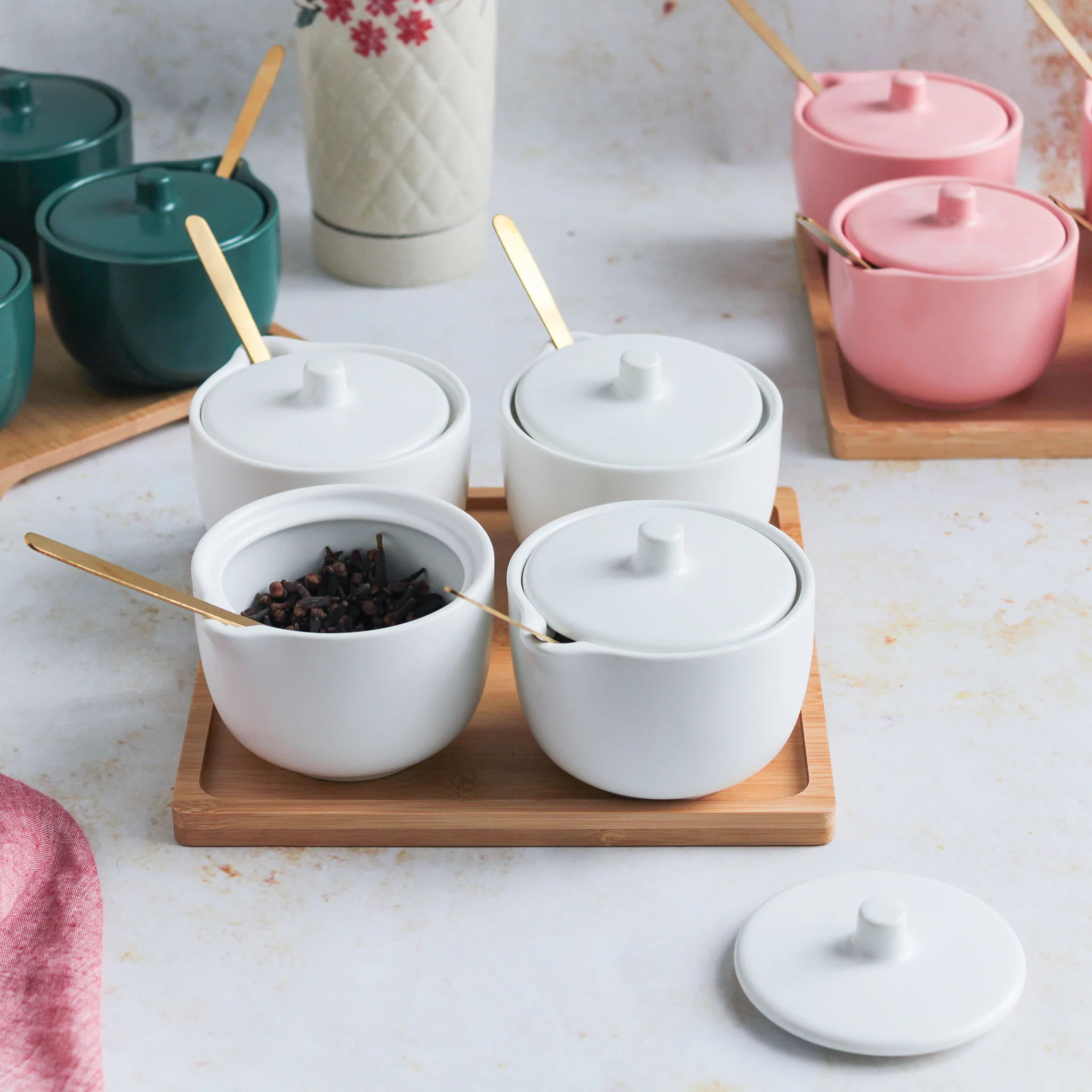 Pickle Jars With Tray Set of 4 - Image 8