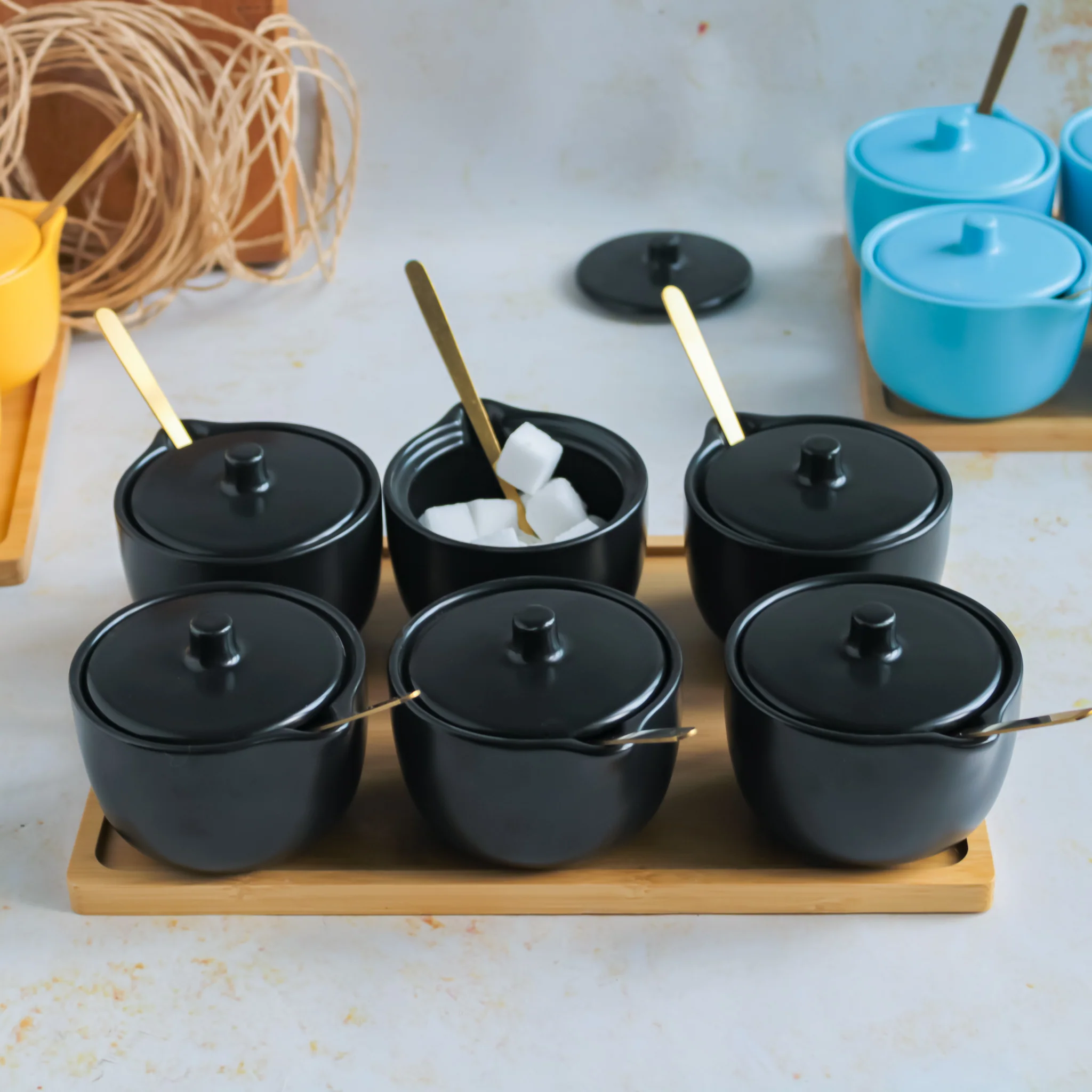 Pickle Jars With Tray Set of 6 - Image 16