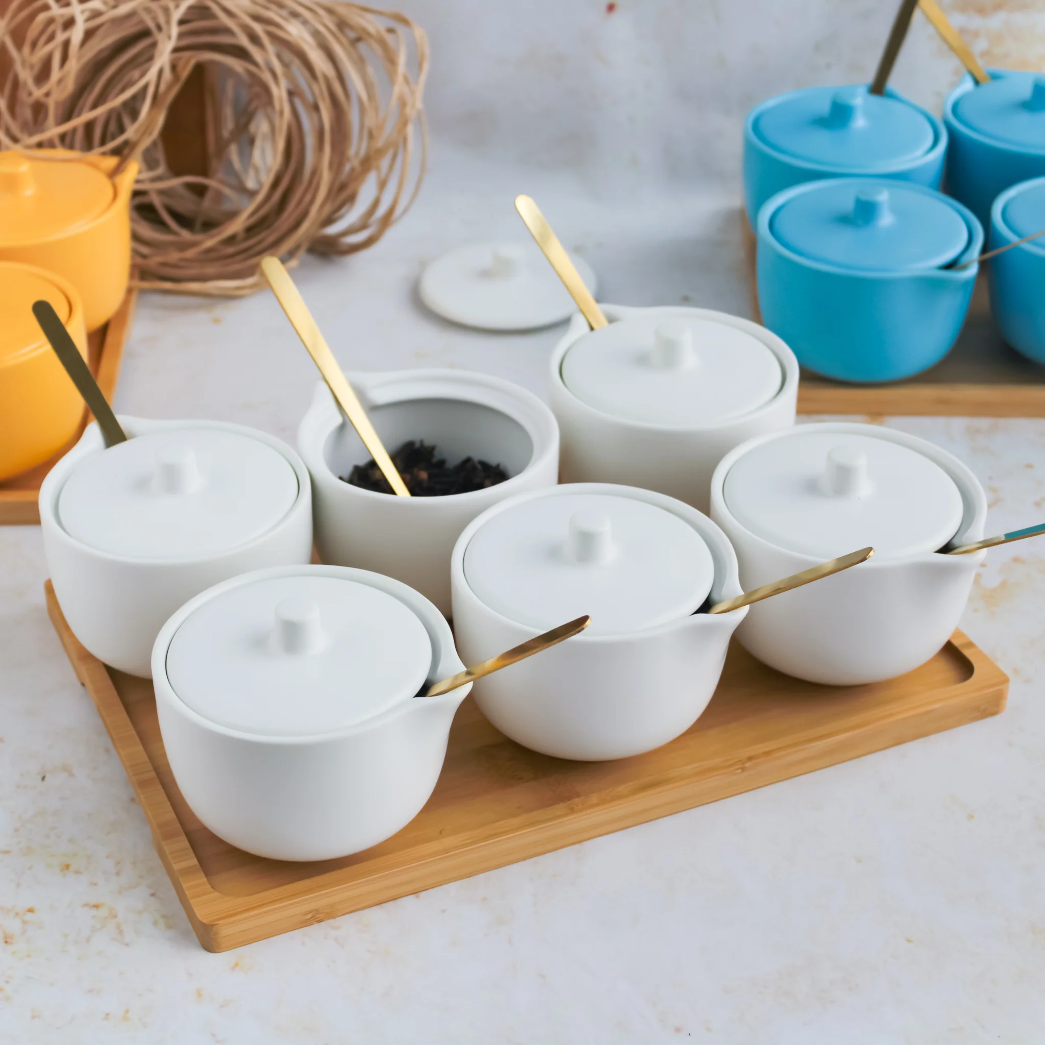 Pickle Jars With Tray Set of 6 - Image 18