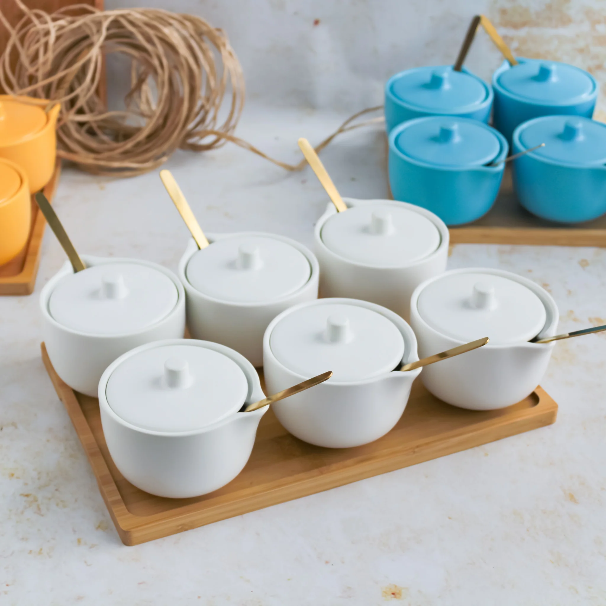 Pickle Jars With Tray Set of 6 - Image 19