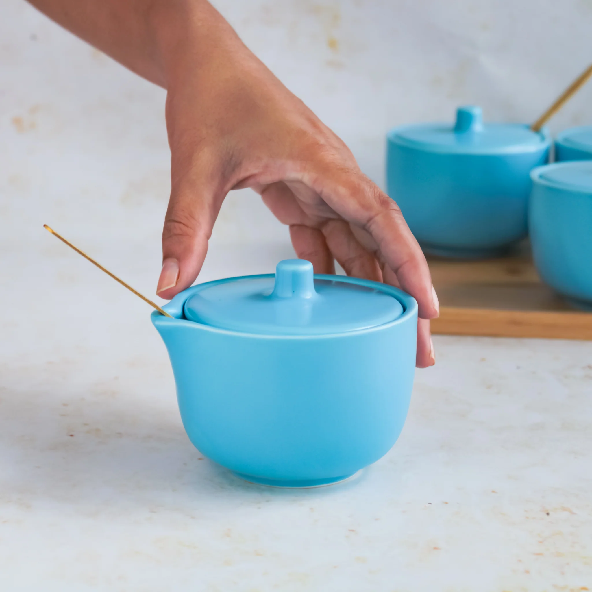 Pickle Jars With Tray Set of 6 - Image 21