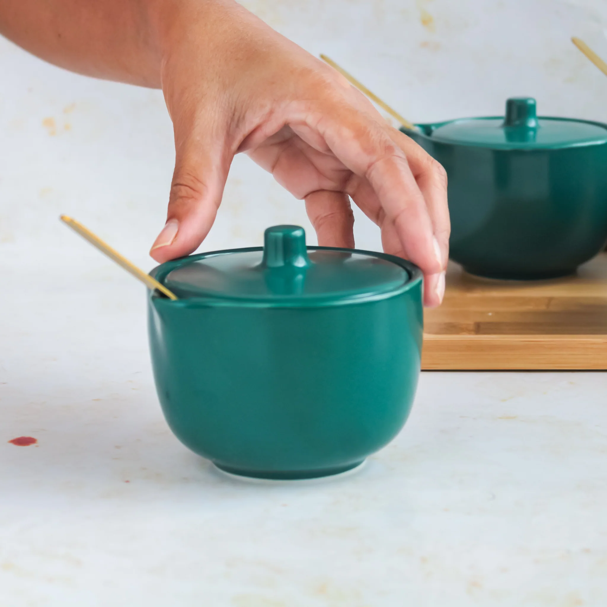 Pickle Jars With Tray Set of 6 - Image 22