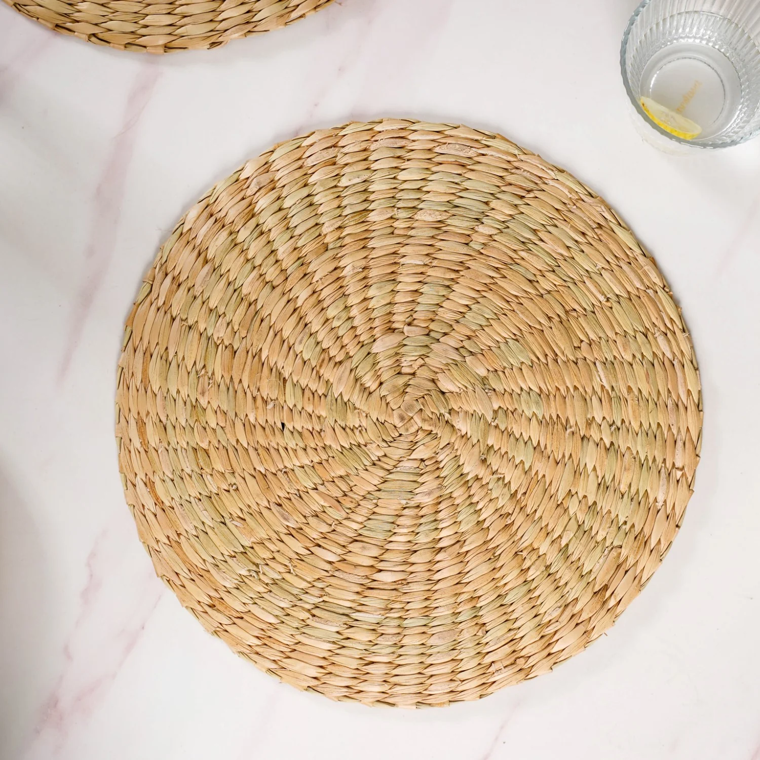 Round Wicker Table Mat Set Of 2 12 Inch - Image 6