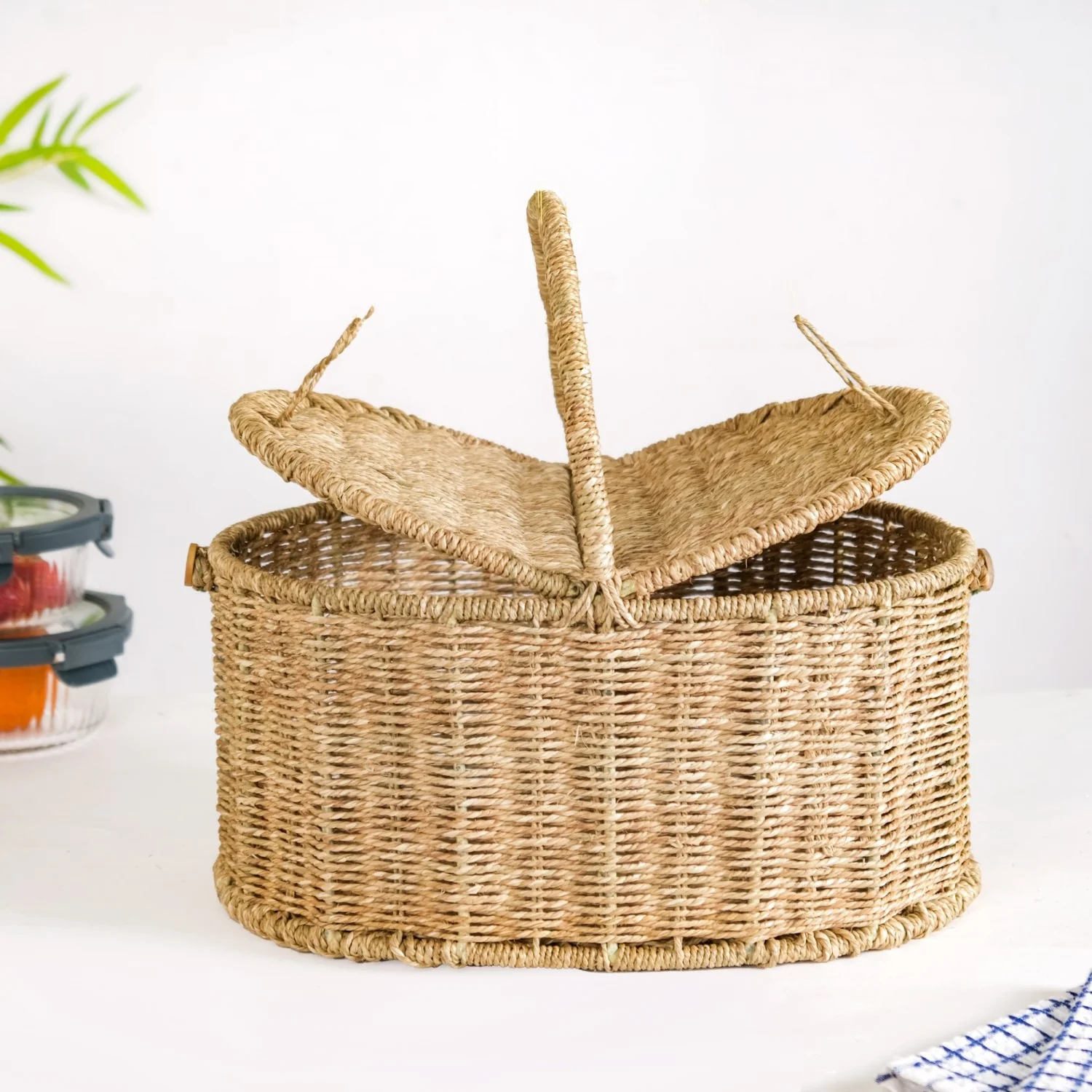 Sabai Chic Sustainable Picnic Basket - Image 12