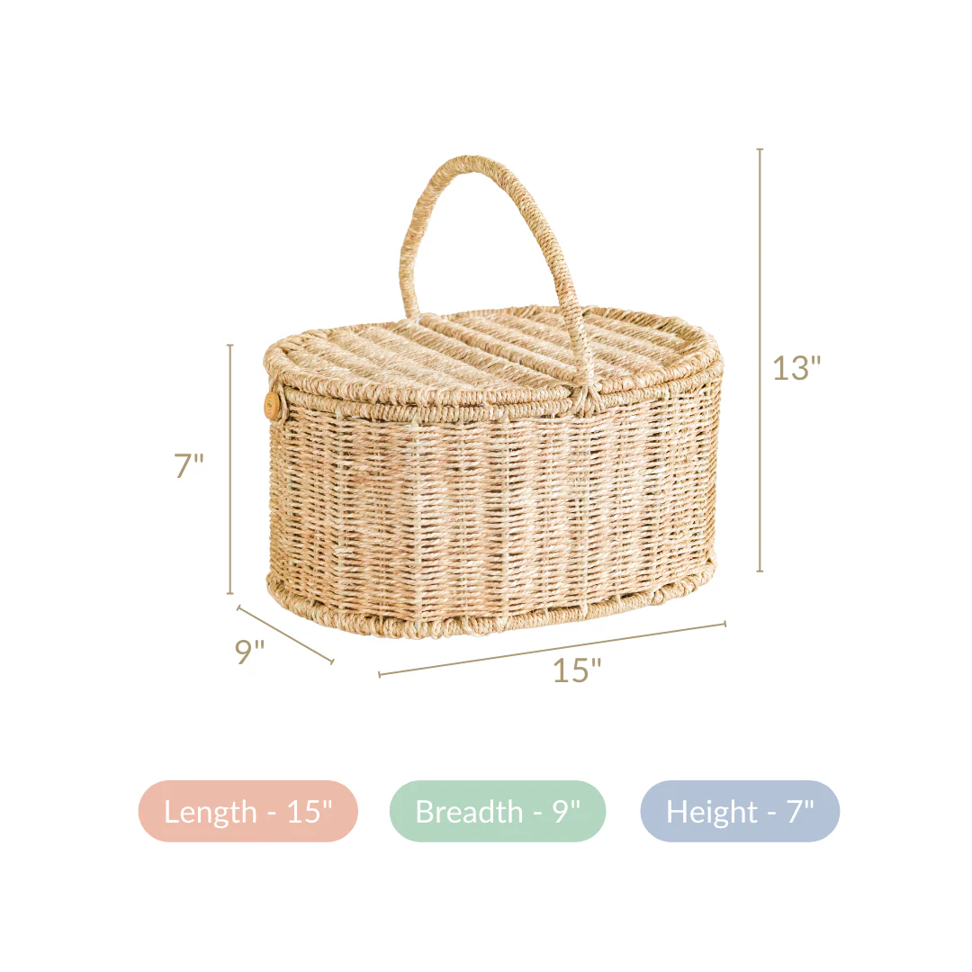 Sabai Chic Sustainable Picnic Basket - Image 4