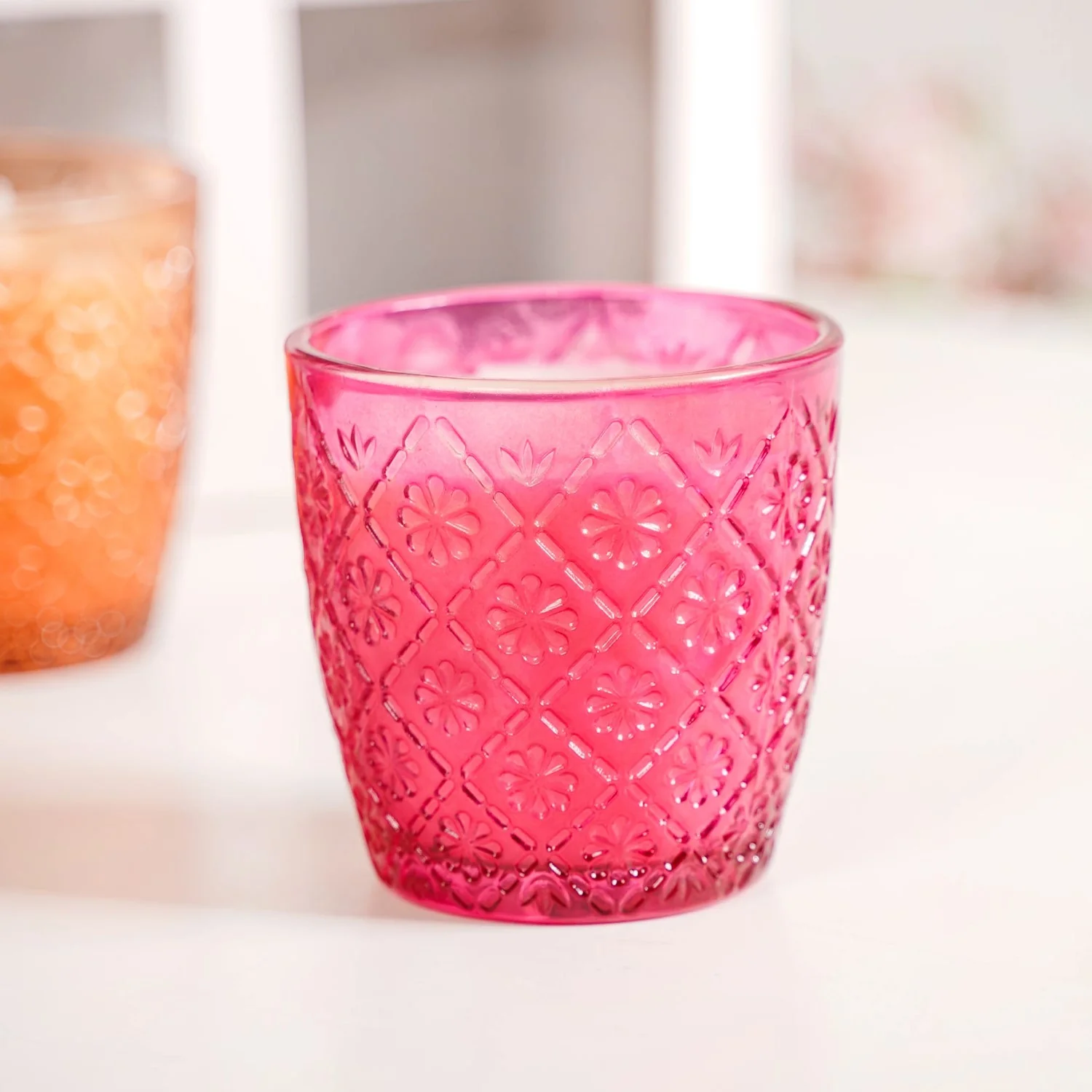 Scented Citrus Woods Fragrant Candle Set Of 4 - Image 8