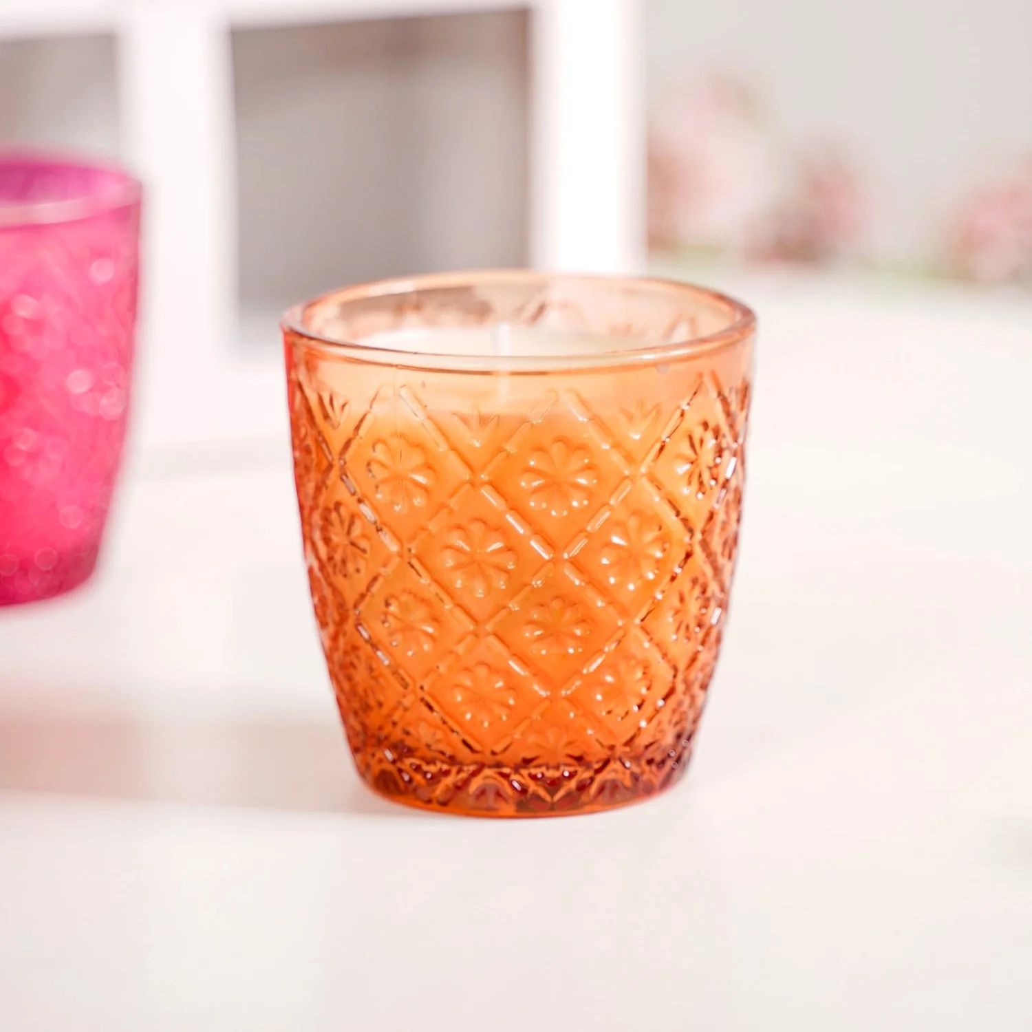 Scented Citrus Woods Fragrant Candle Set Of 4 - Image 9