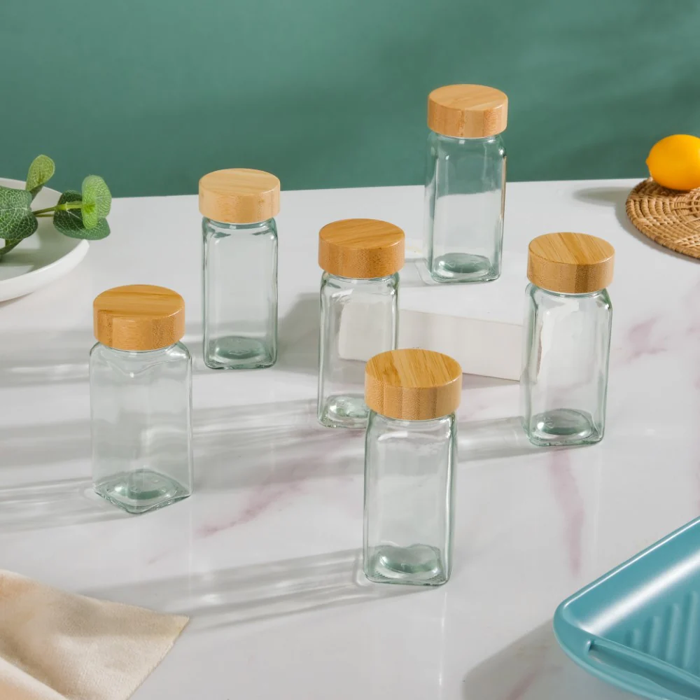 Seasoning Jars With Lid Set Of 6 100ml - Image 4