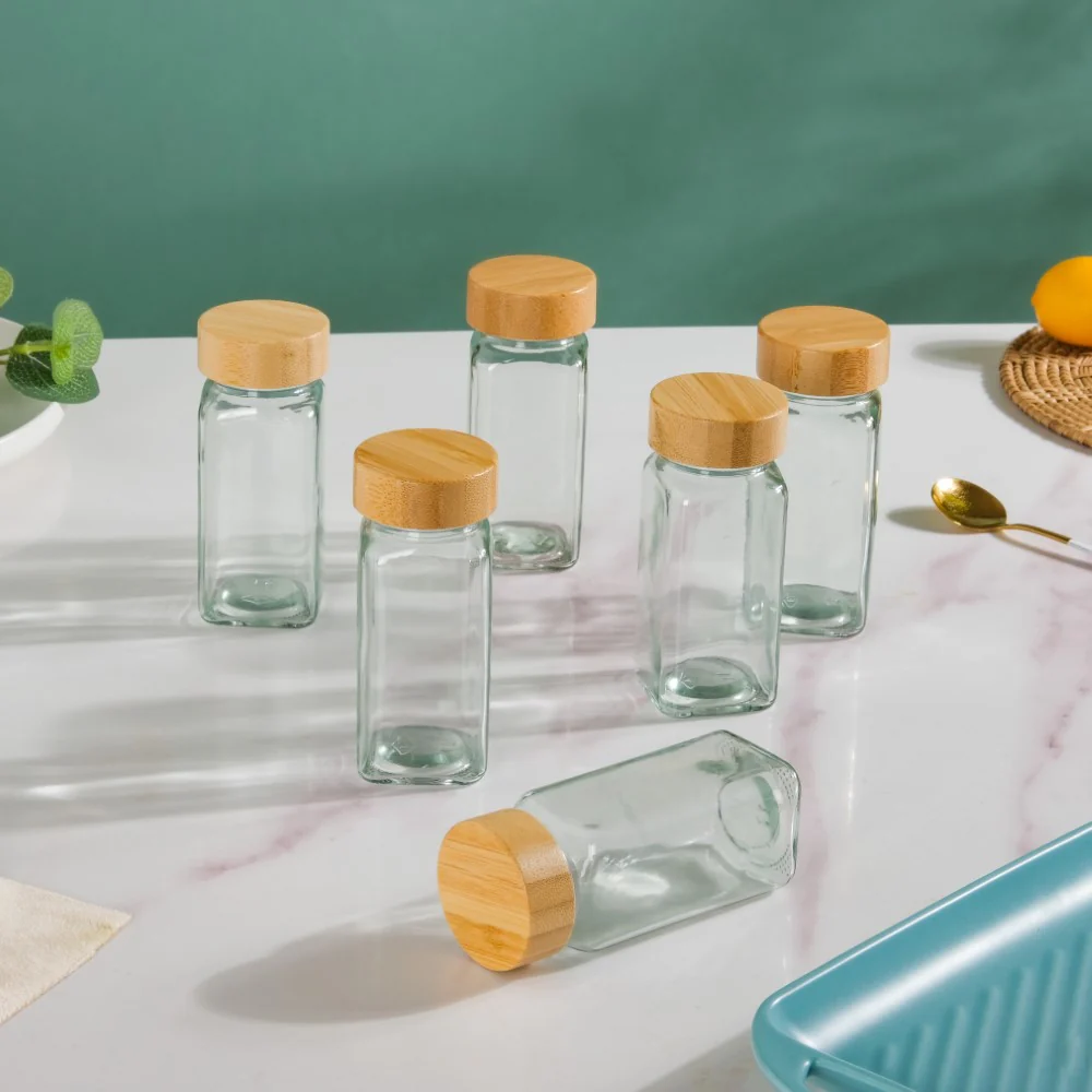 Seasoning Jars With Lid Set Of 6 100ml - Image 7