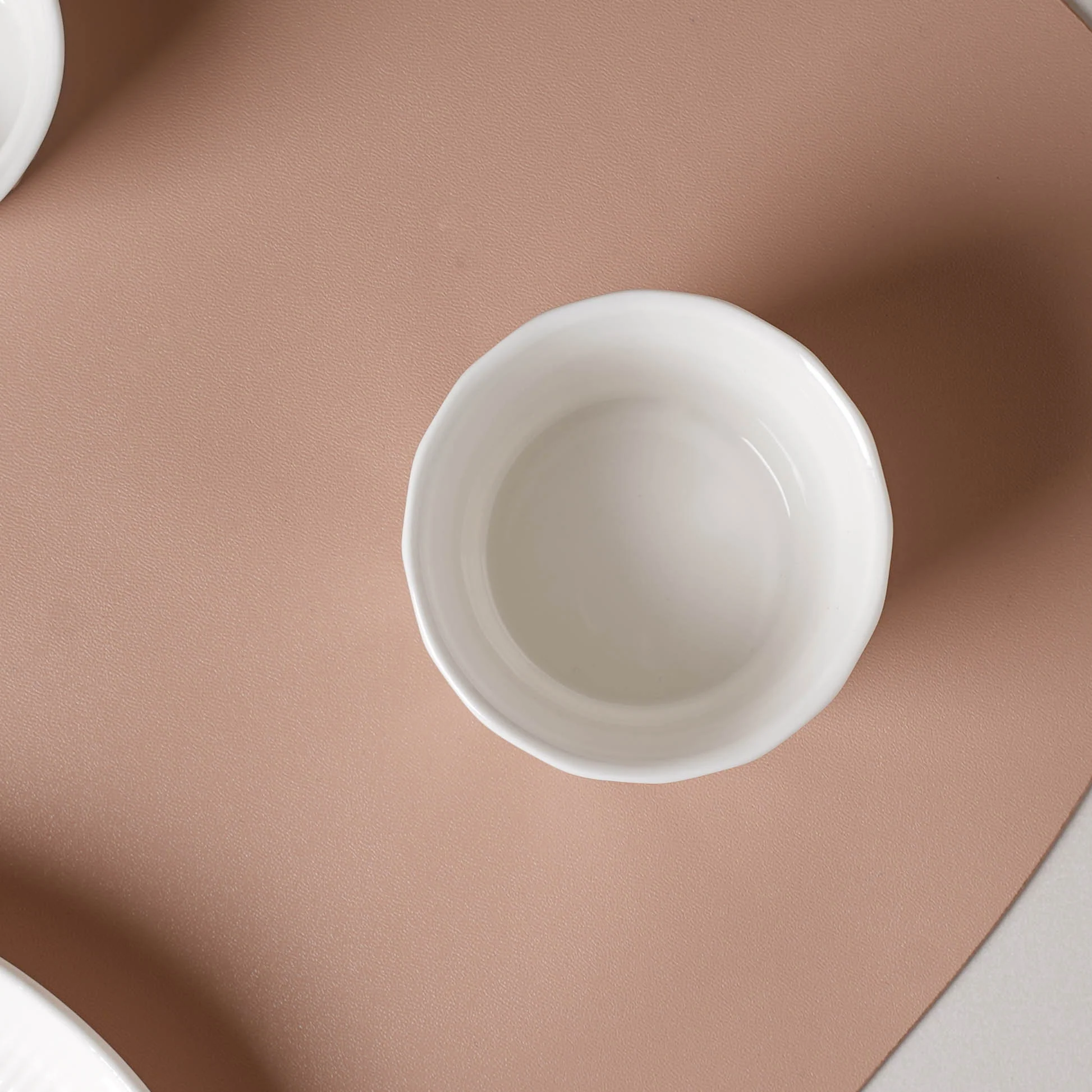 Serena Pearly White Ceramic Dip Bowl 150 ml - Image 5