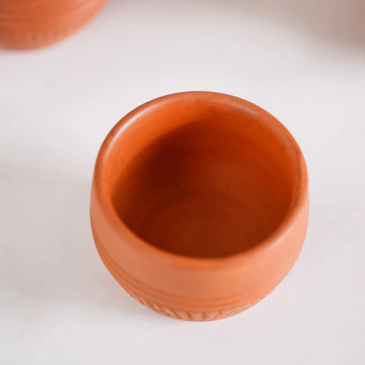 Set Of 10 Sustainable Terracotta Tea Cups 80ml - Image 15