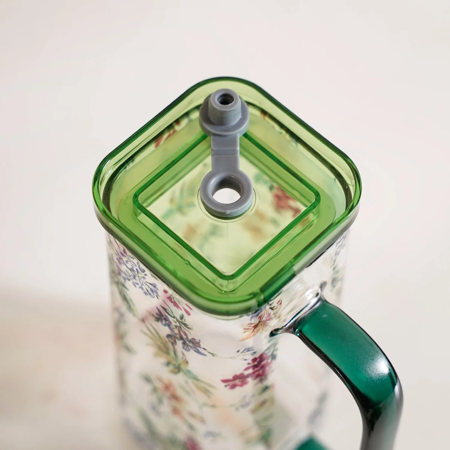 Set Of 2 Springtime Leakproof Borosilicate Glass Travel Sipper Cup With Straw 365ml - Image 8