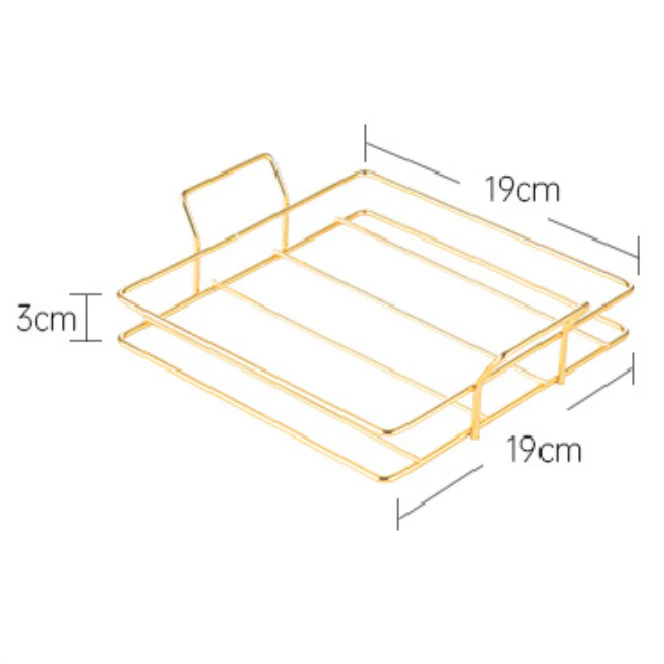 Square Tray with Glass Bowls Set of 4 - Image 8