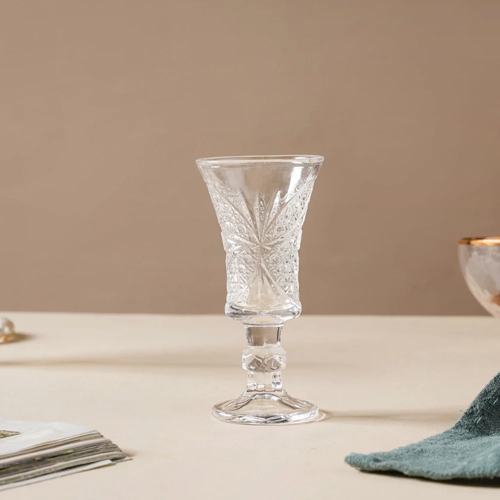 Stemmed Dessert Wine Glass Set of 2 Small - Image 4