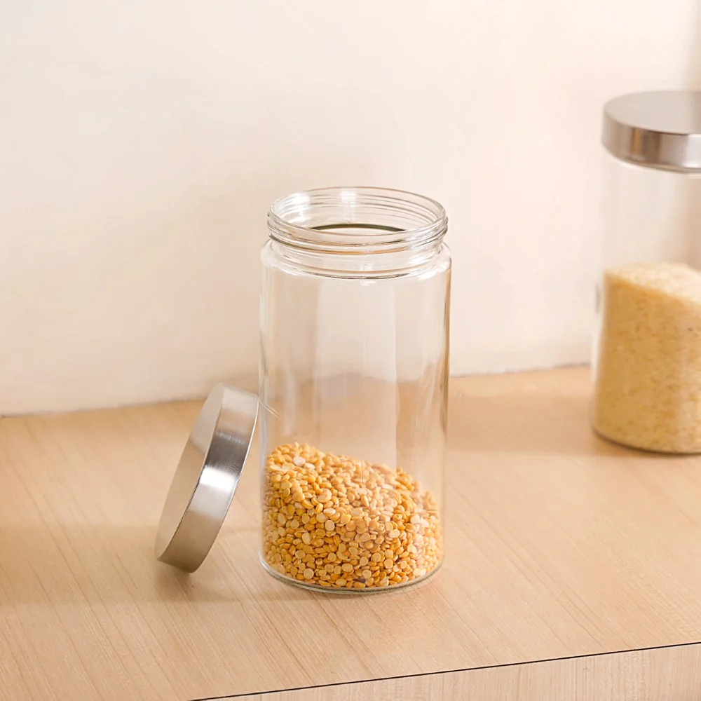 Tall Kitchen Storage Jars Set Of 4 1500ml - Image 3