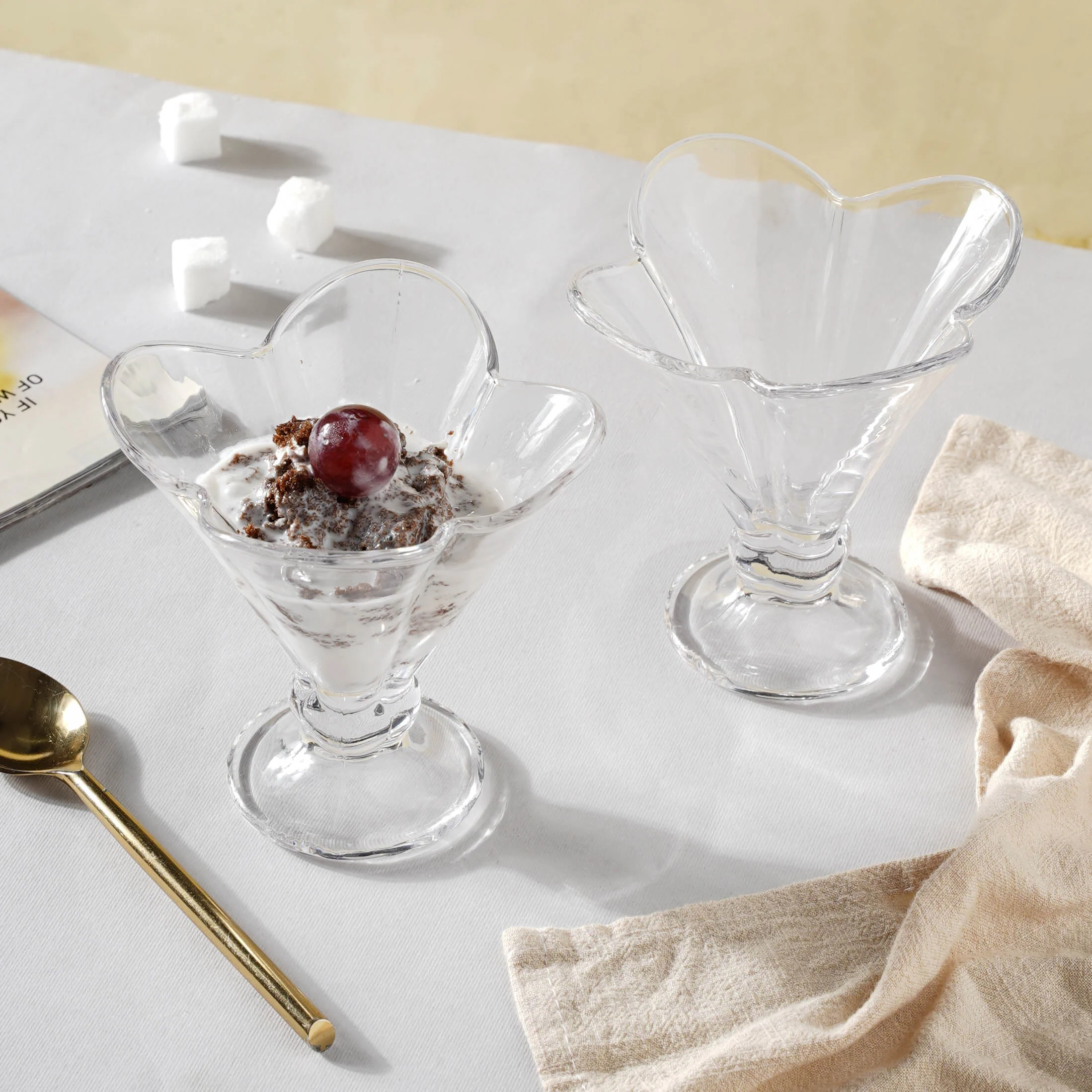 Transparent Dessert Glass Set of 2 - Image 4