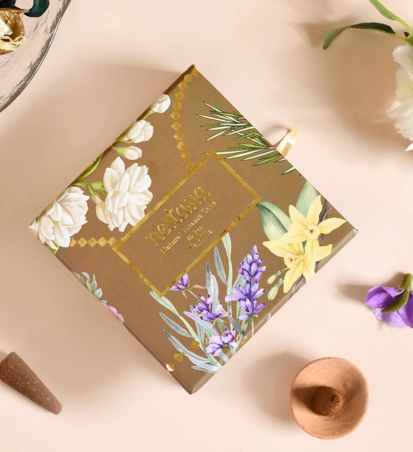 Vanilla Aromatic Incense Cones Pack Of 40 - Image 6