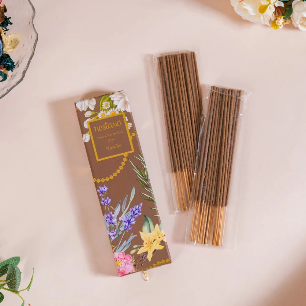 Vanilla Fragrant Incense Sticks Pack Of 50 - Image 3