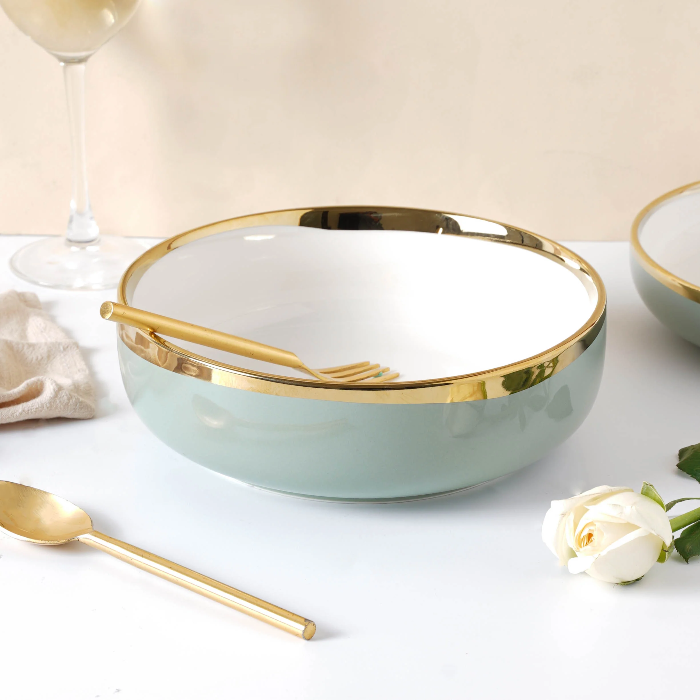 VERA Green Serving Bowl - Image 4